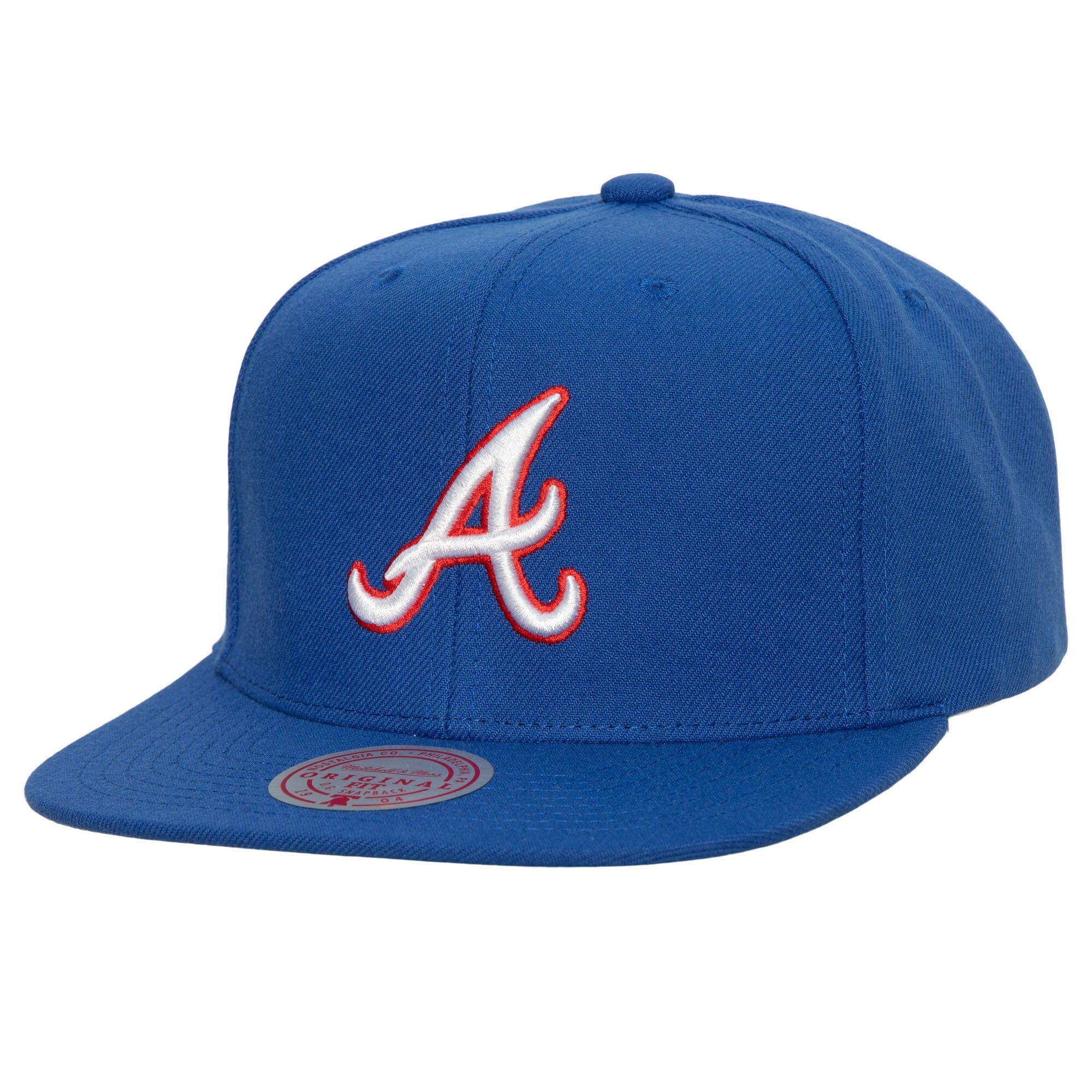 Atlanta Braves Mitchell & Ness Cooperstown Collection Evergreen Snapback Hat - Royal