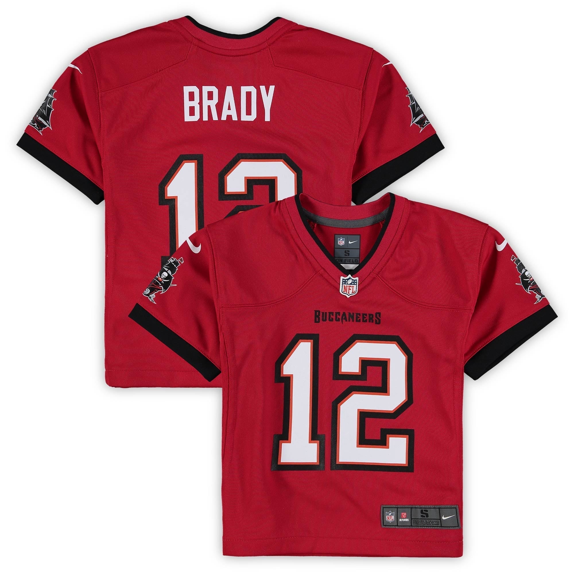 Preschool Nike Tom Brady Red Tampa Bay Buccaneers Game Jersey