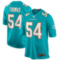 Men s Nike Zach Thomas Aqua Miami Dolphins Game Retired Player Jersey