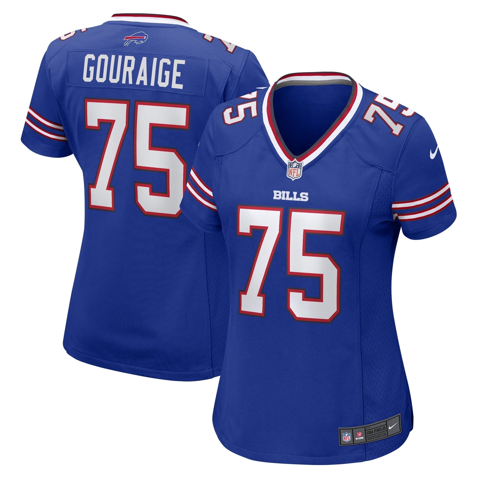 Women s Nike Richard Gouraige Royal Buffalo Bills Team Game Jersey