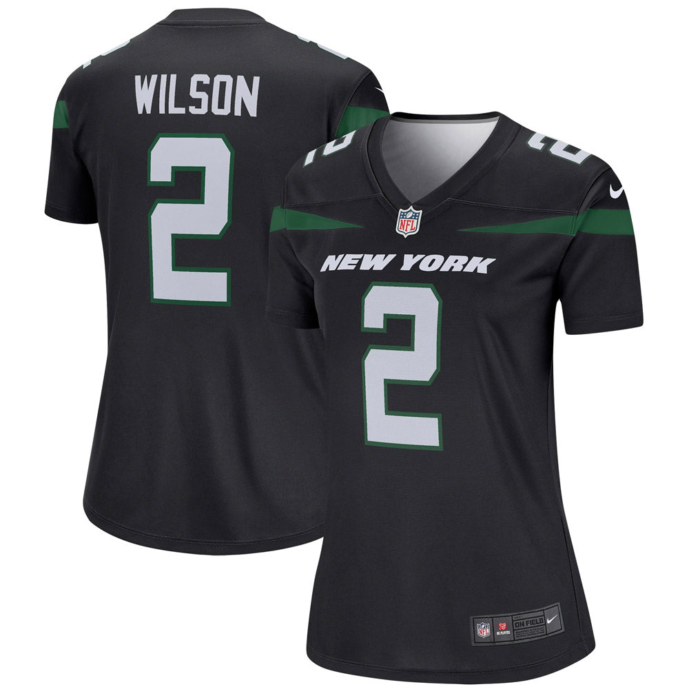Women s New York Jets Zach Wilson Legend Jersey Black