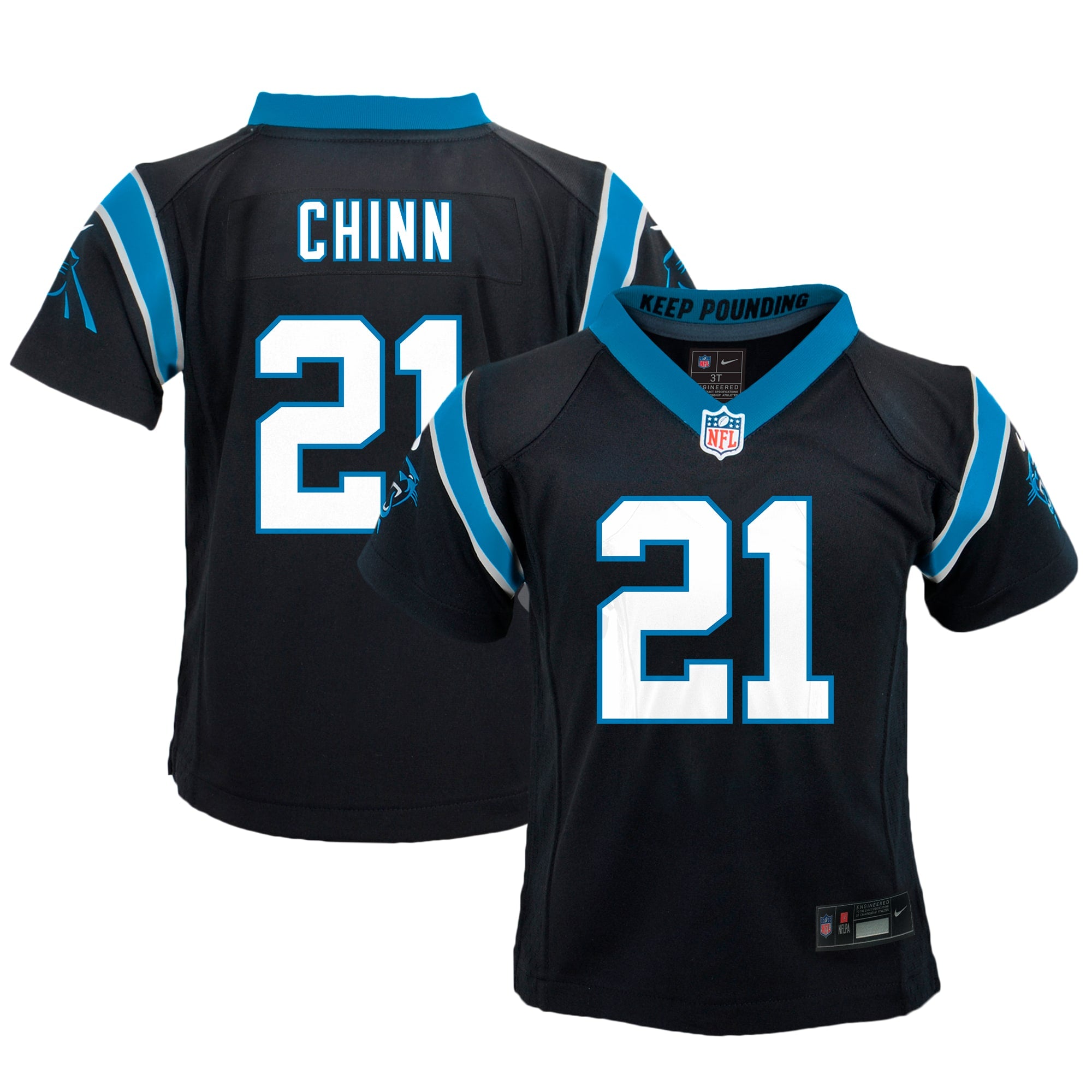 Jeremy Chinn Carolina Panthers Nike Preschool Game Jersey   Black