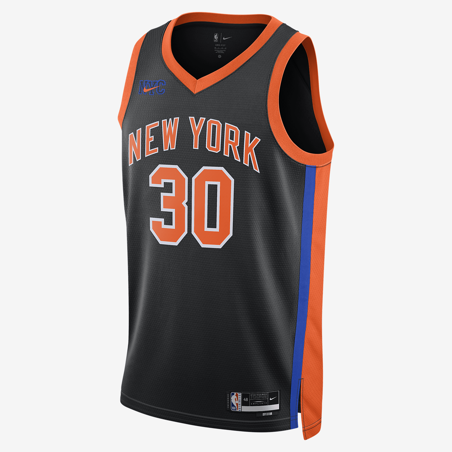 Julius Randle New York Knicks City Edition Nike Dri-FIT NBA Swingman Jersey - Black