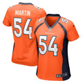 Women s Nike Jacob Martin Orange Denver Broncos Game Player Jersey