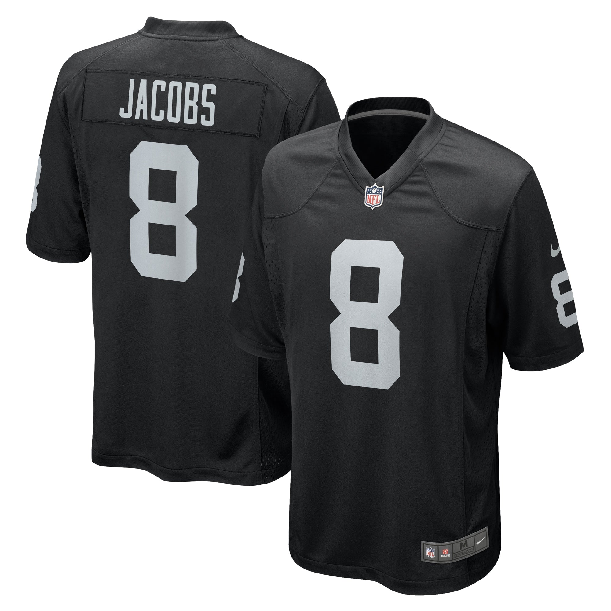 Josh Jacobs Las Vegas Raiders Nike Game Player Jersey   Black