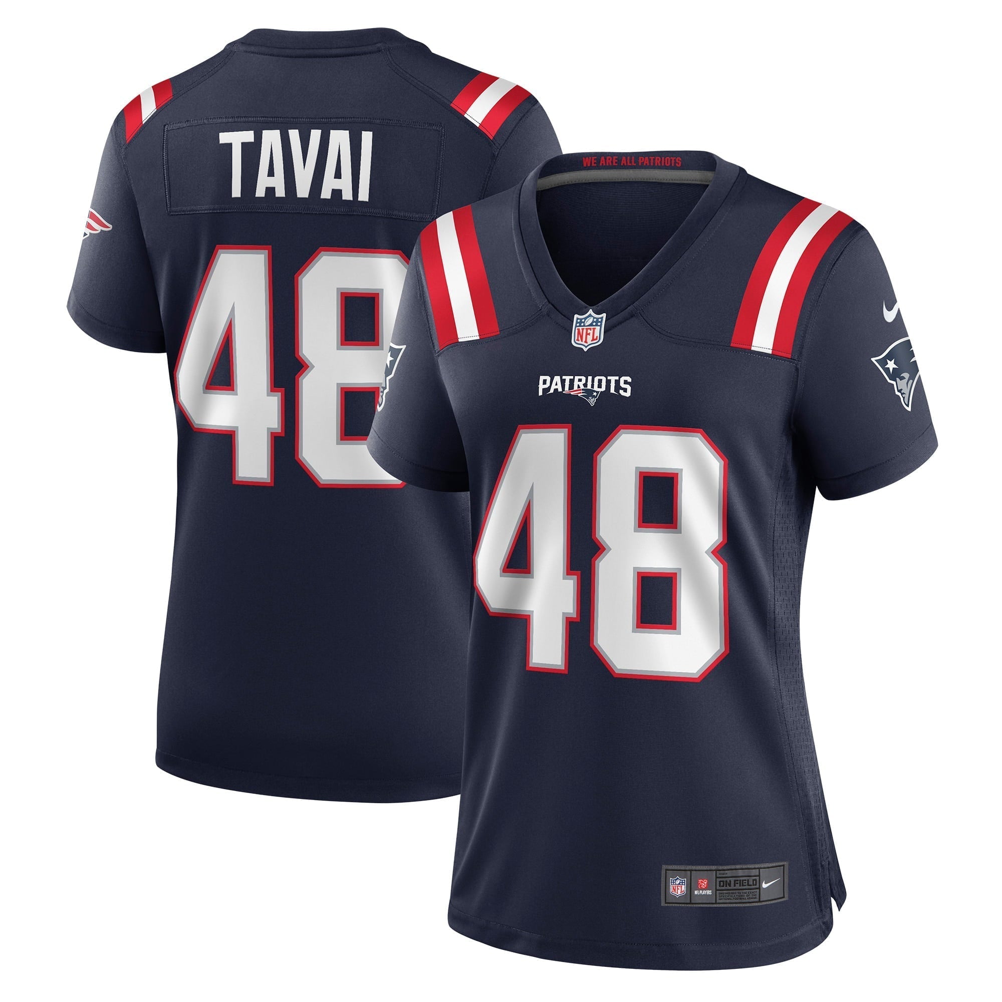 Women s Nike Jahlani Tavai Navy New England Patriots Game Player Jersey