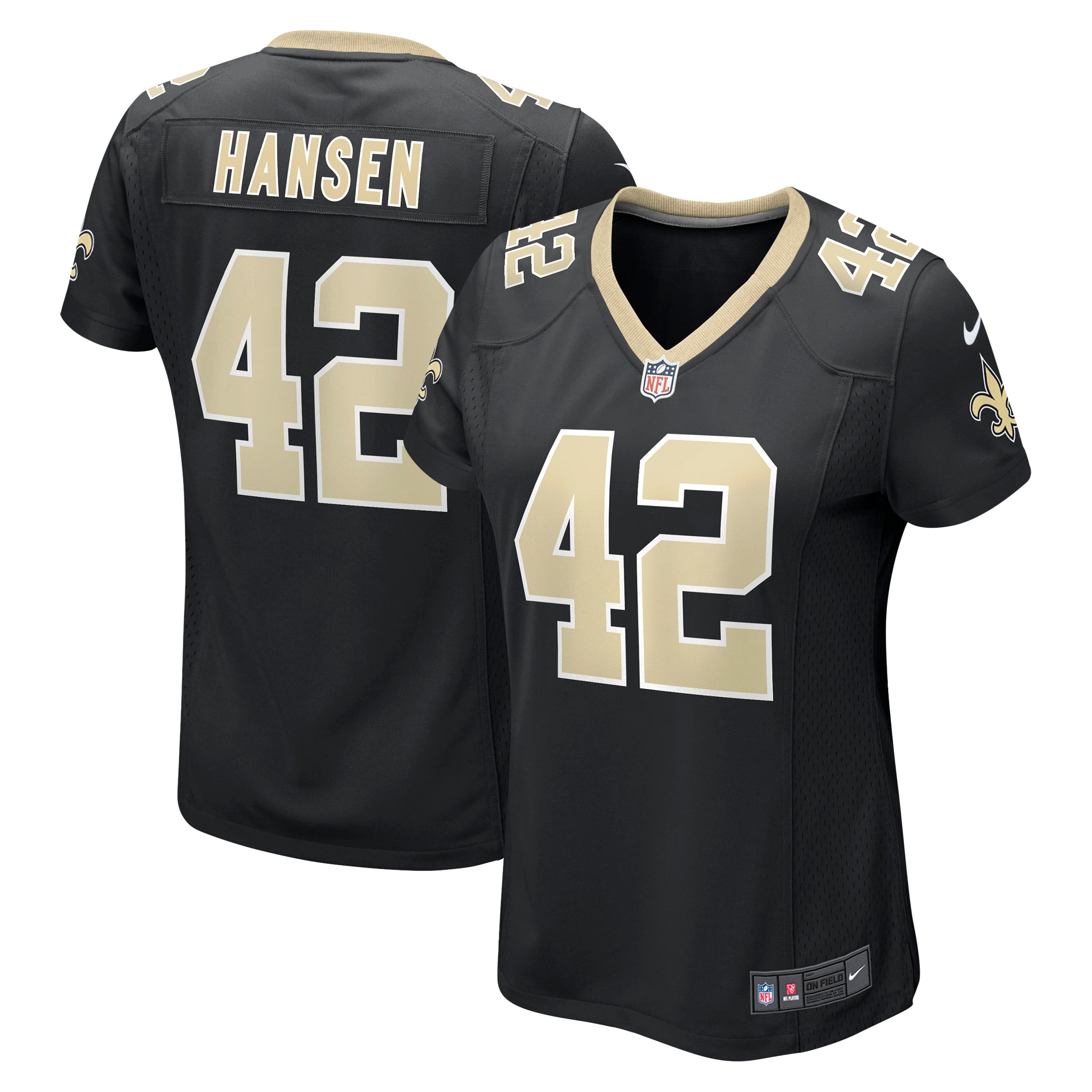 Chase Hansen New Orleans Saints Nike Women s Game Jersey   Black