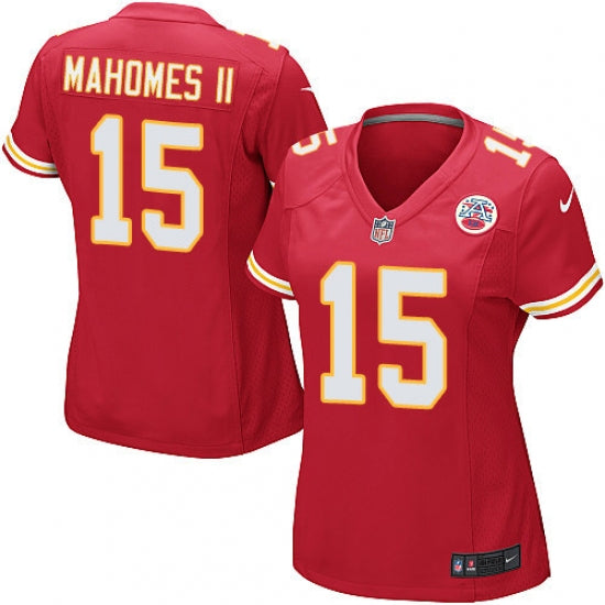 Women s Kansas City Chiefs Patrick Mahomes II Game Jersey Red