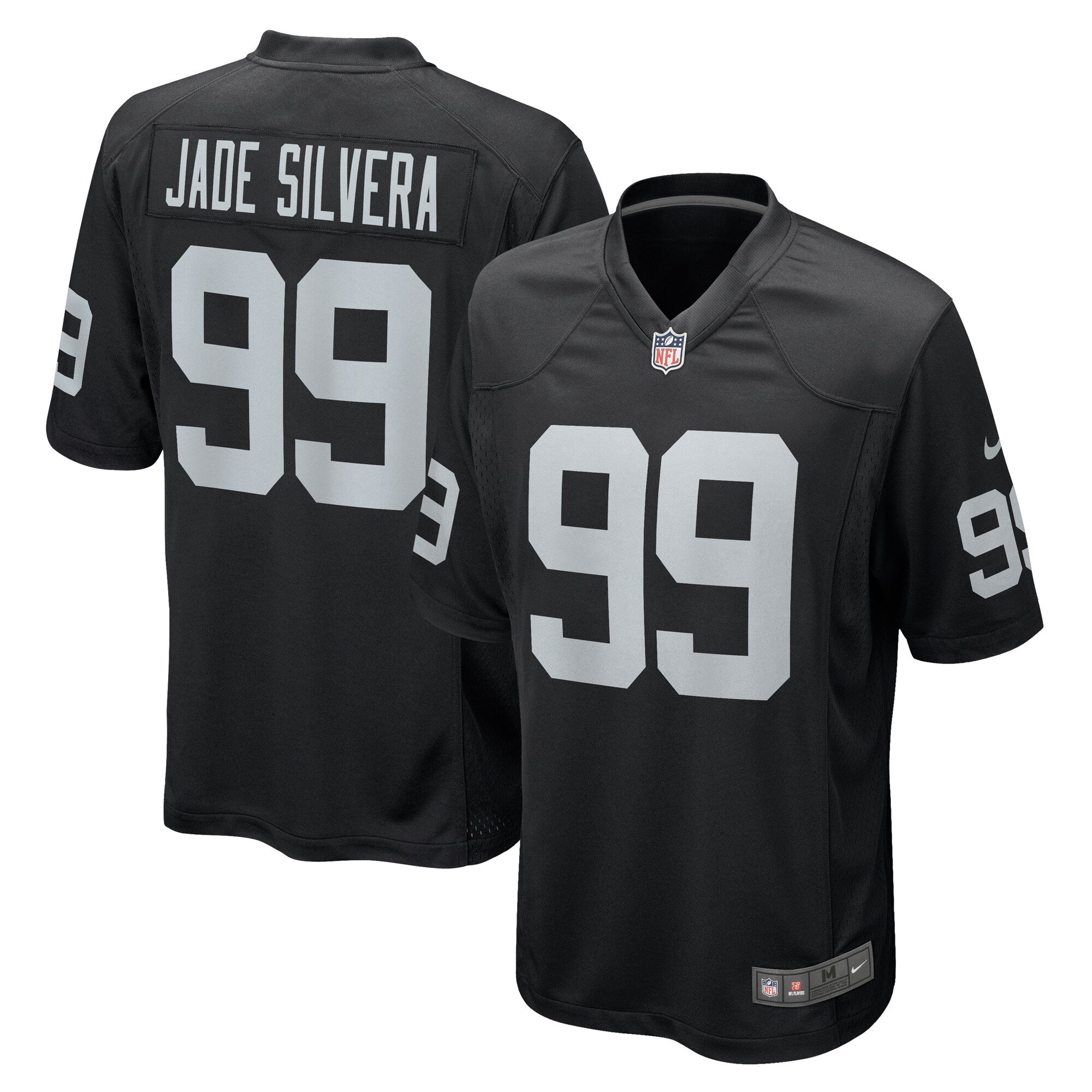 Nesta Jade Silvera Las Vegas Raiders Nike Team Game Jersey    Black