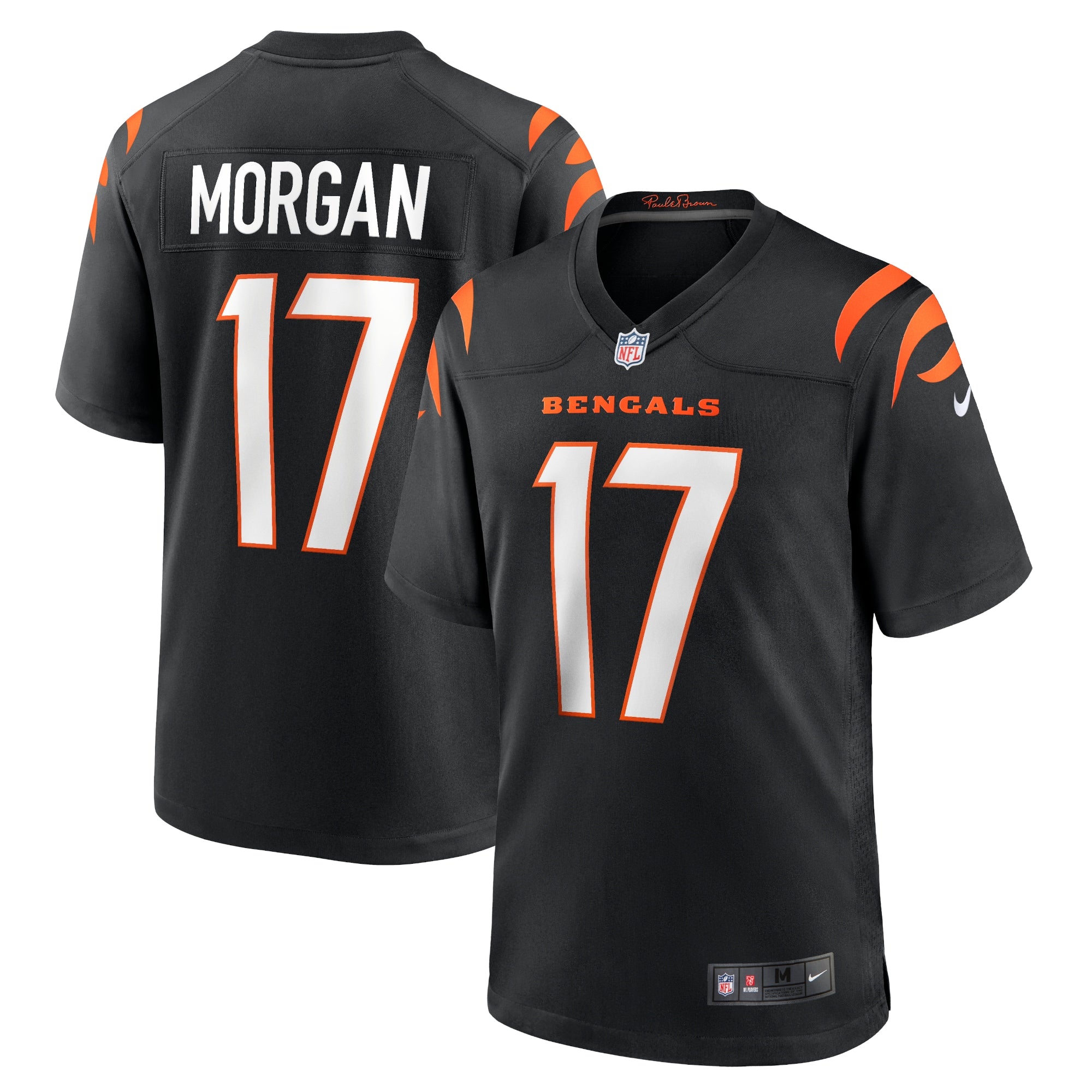 Stanley Morgan Cincinnati Bengals Nike Player Game Jersey   Black