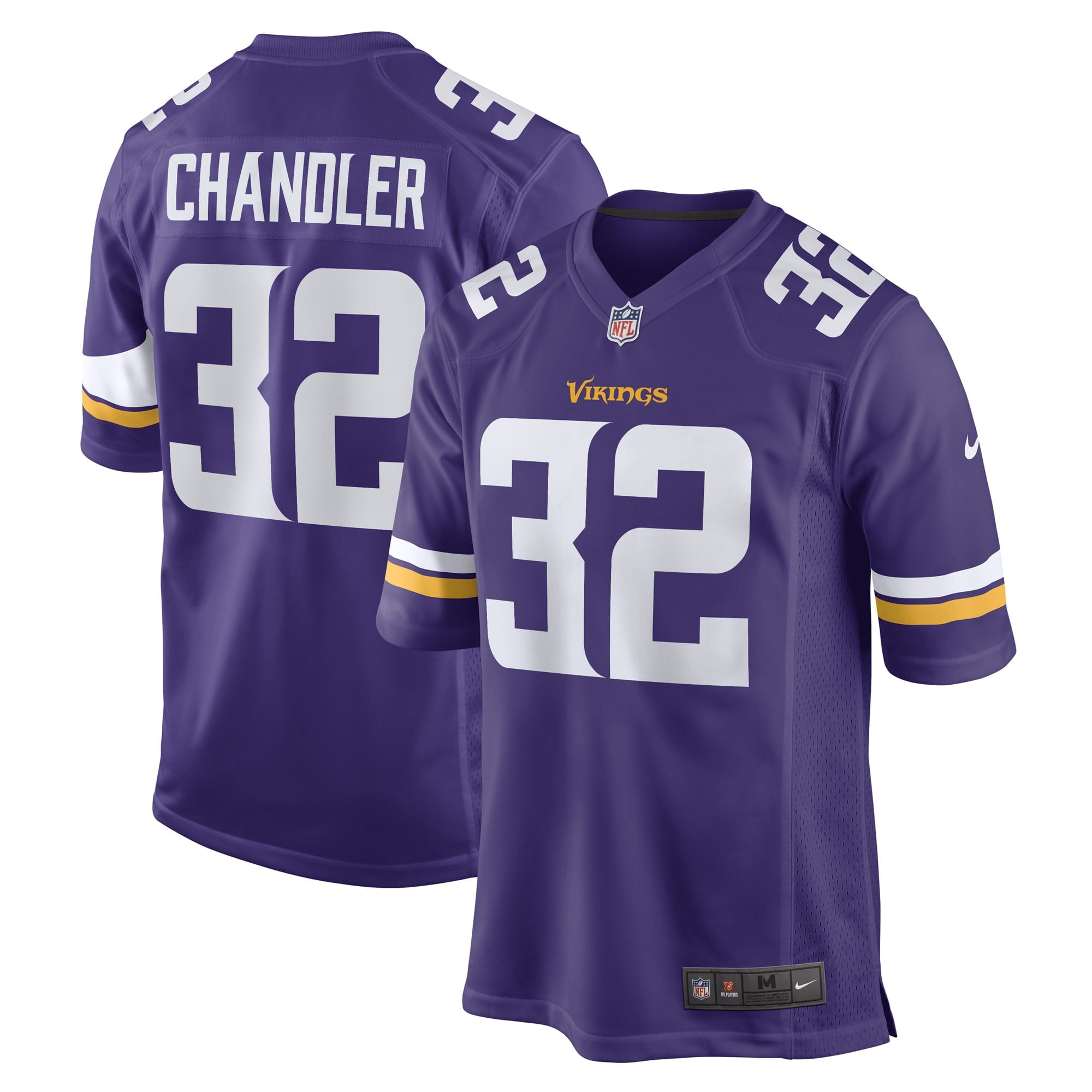 Men s Nike Ty Chandler Purple Minnesota Vikings Game Player Jersey