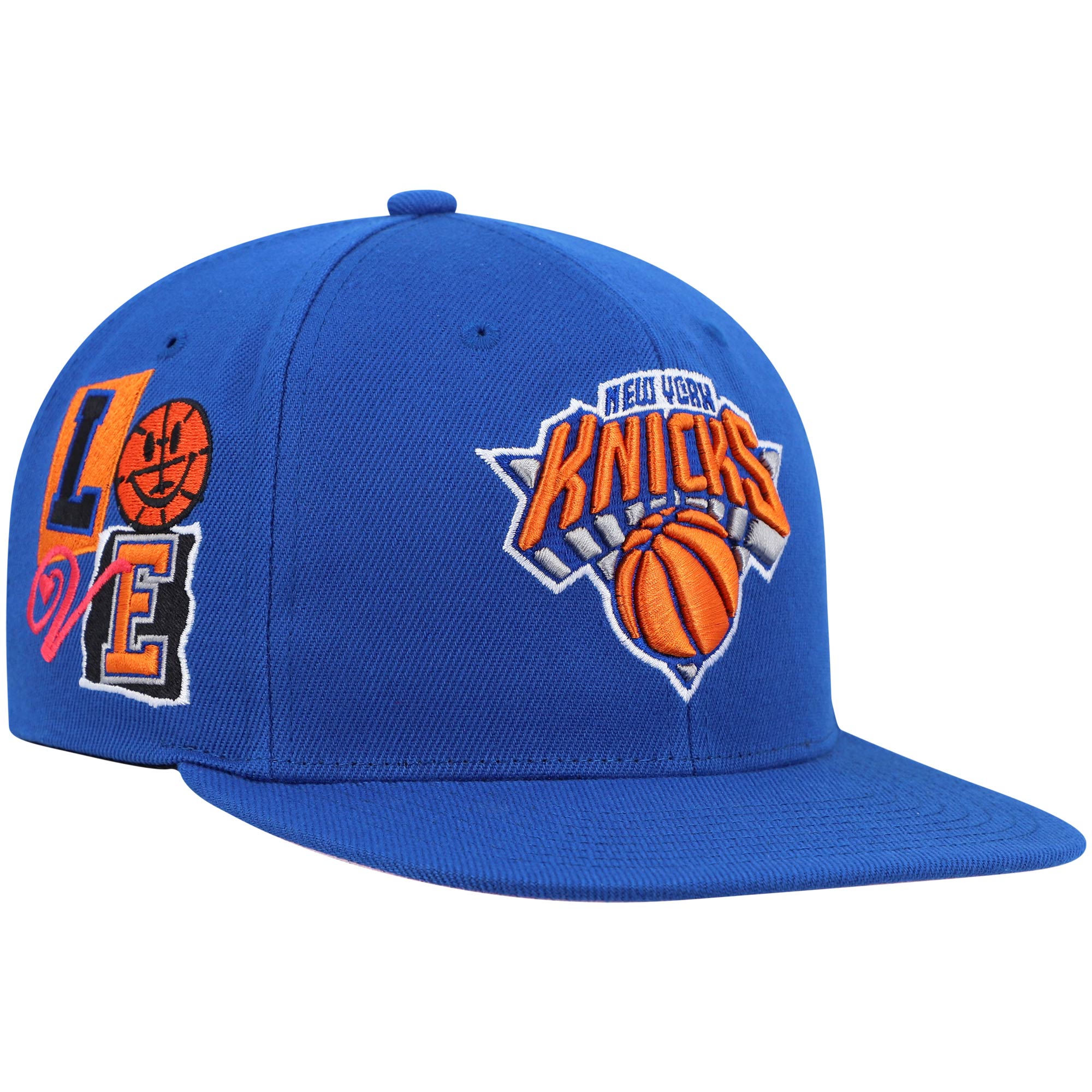 New York Knicks Mitchell & Ness All Love Snapback Hat - Royal