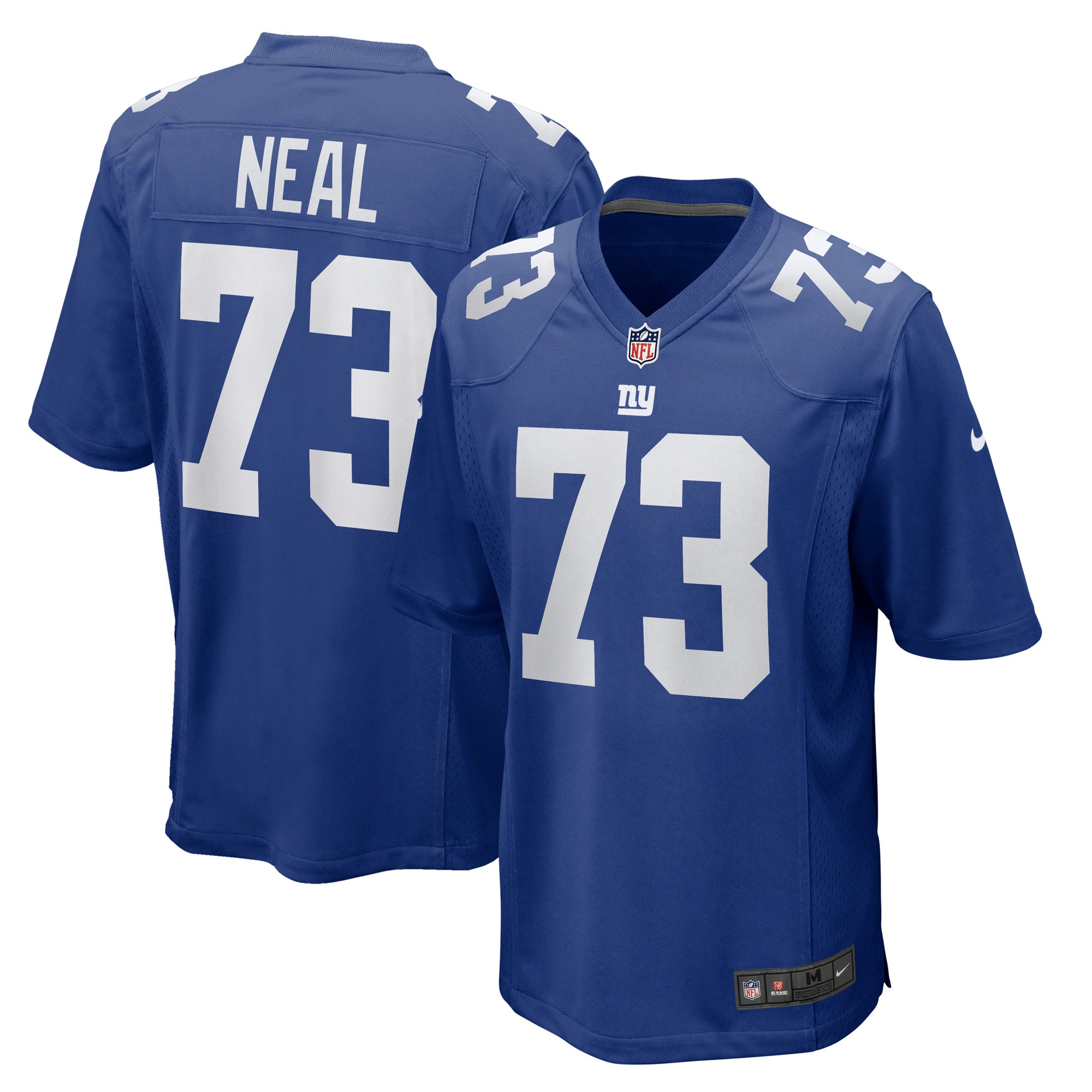 Men s Nike Evan Neal Royal New York Giants Player Game Jersey