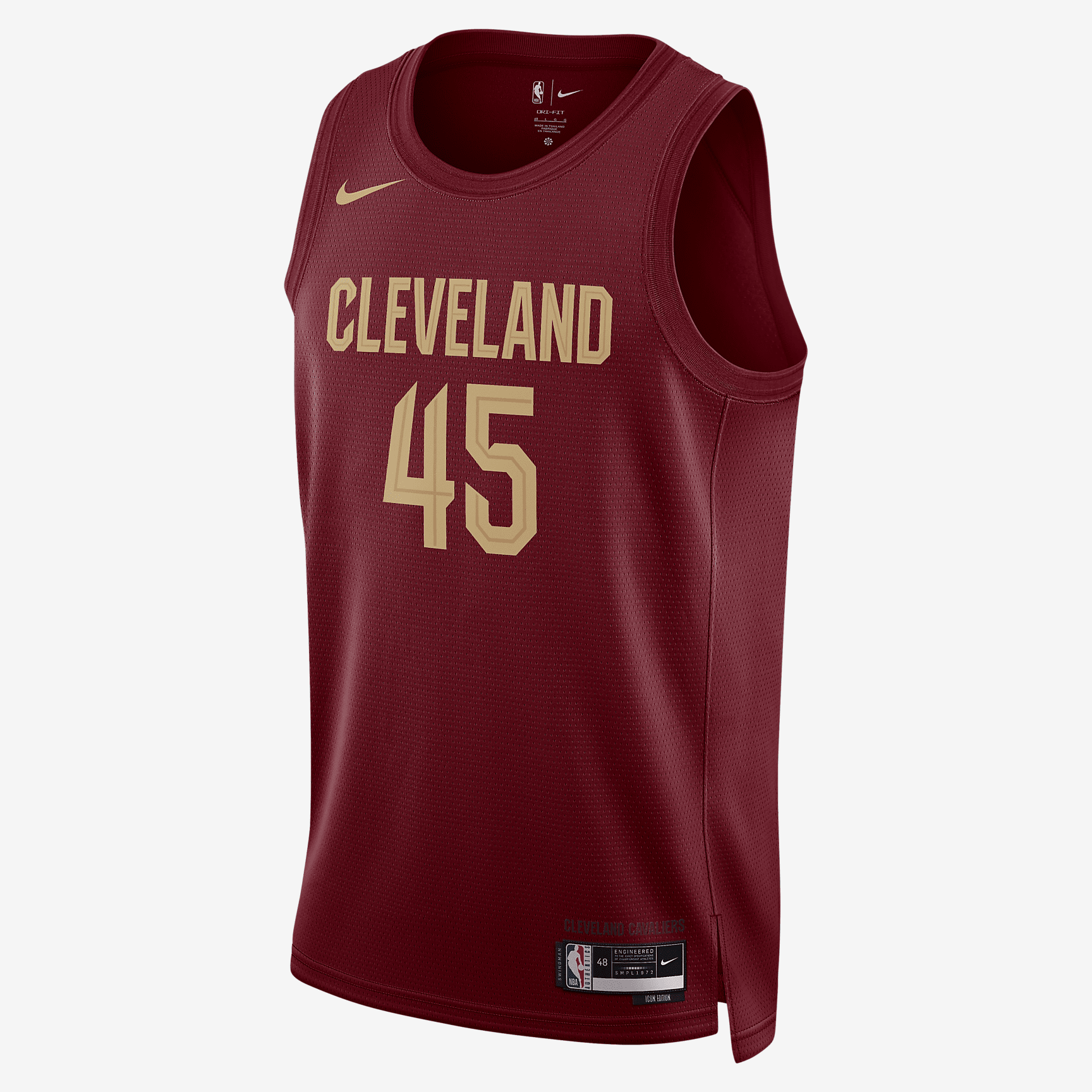 Cleveland Cavaliers Icon Edition 2022/23 Nike Dri-FIT NBA Swingman Jersey - Team Red