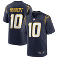 Justin Herbert Los Angeles Chargers Nike Alternate Game Jersey   Navy