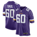 Men s Nike Josh Sokol Purple Minnesota Vikings Home Game Player Jersey