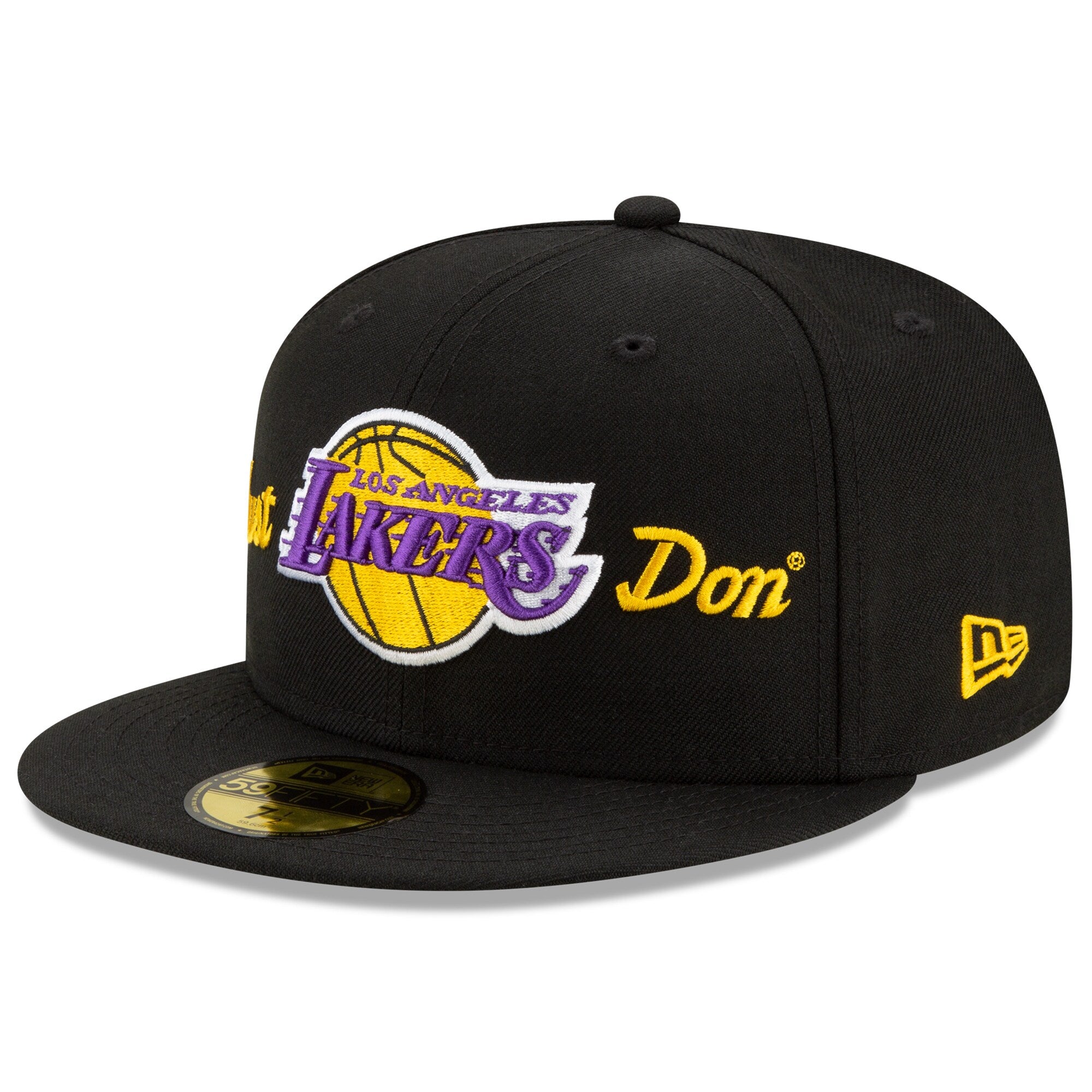 Los Angeles Lakers New Era x Just Don 59FIFTY Fitted Hat - Black