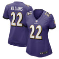 Women s Nike Damarion Williams Purple Baltimore Ravens Player Game Jersey