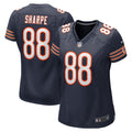 Women s Nike Tajae Sharpe Navy Chicago Bears Game Player Jersey