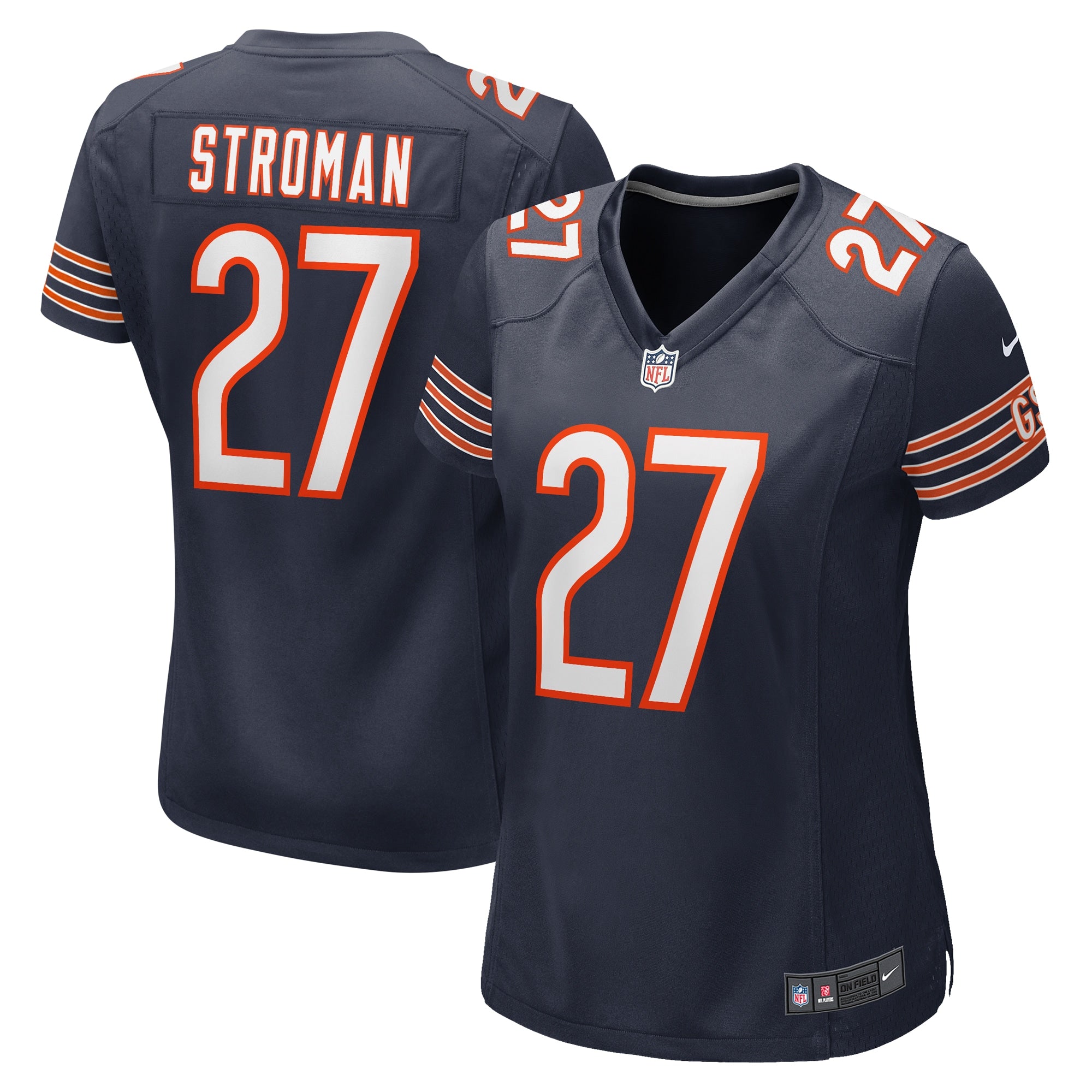 Greg Stroman Chicago Bears Nike Women s Team Game Jersey    Navy