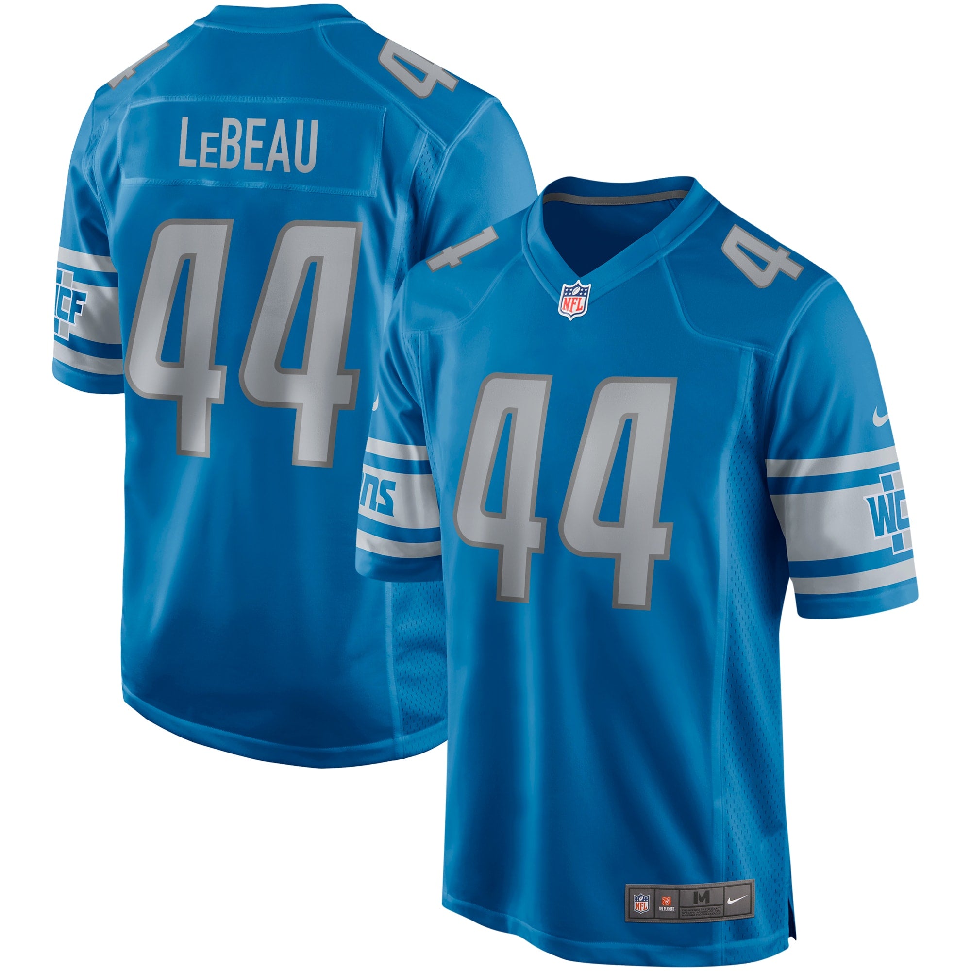 Dick LeBeau Detroit Lions Nike Game Retired Player Jersey   Blue