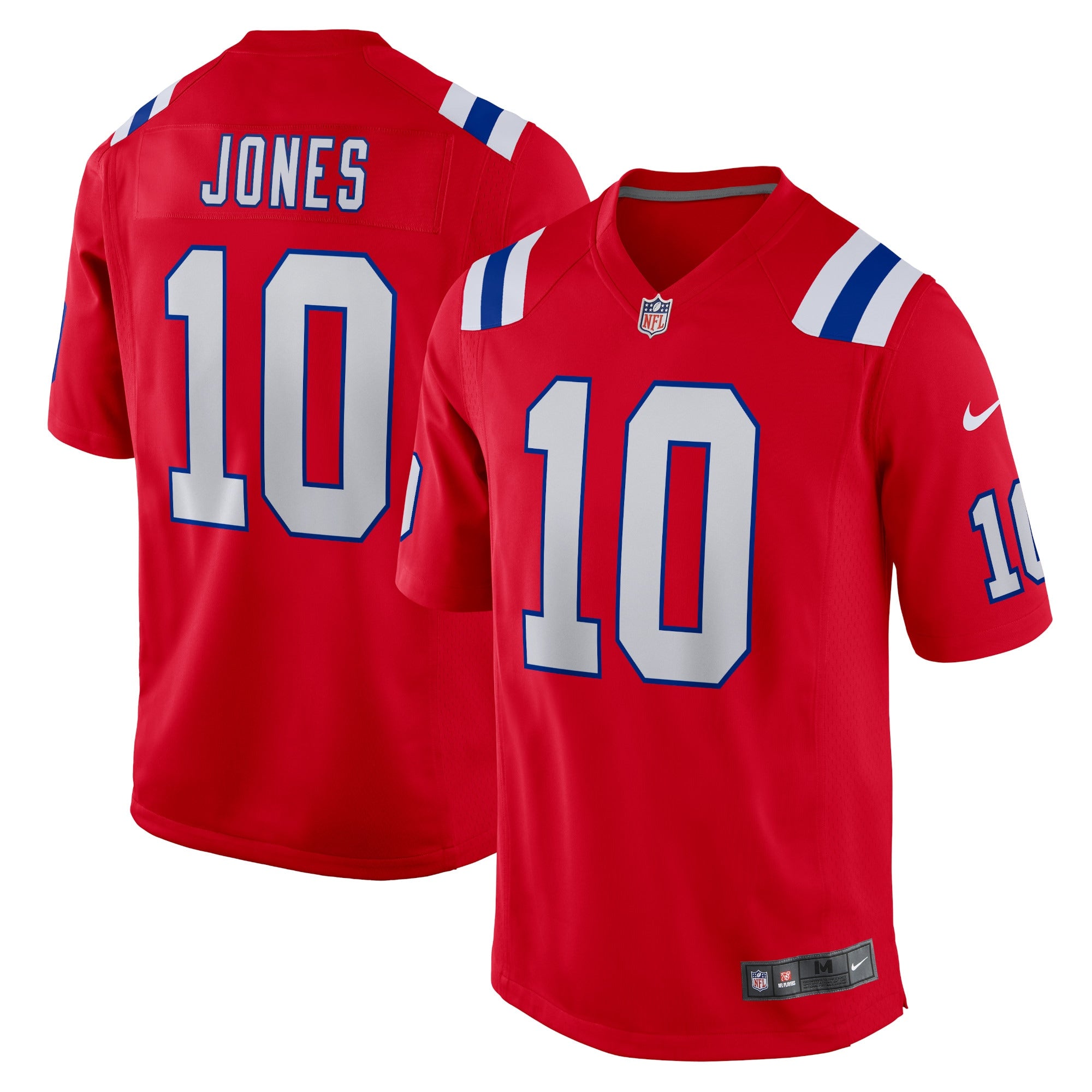 Mac Jones New England Patriots Nike Youth Game Jersey   Red