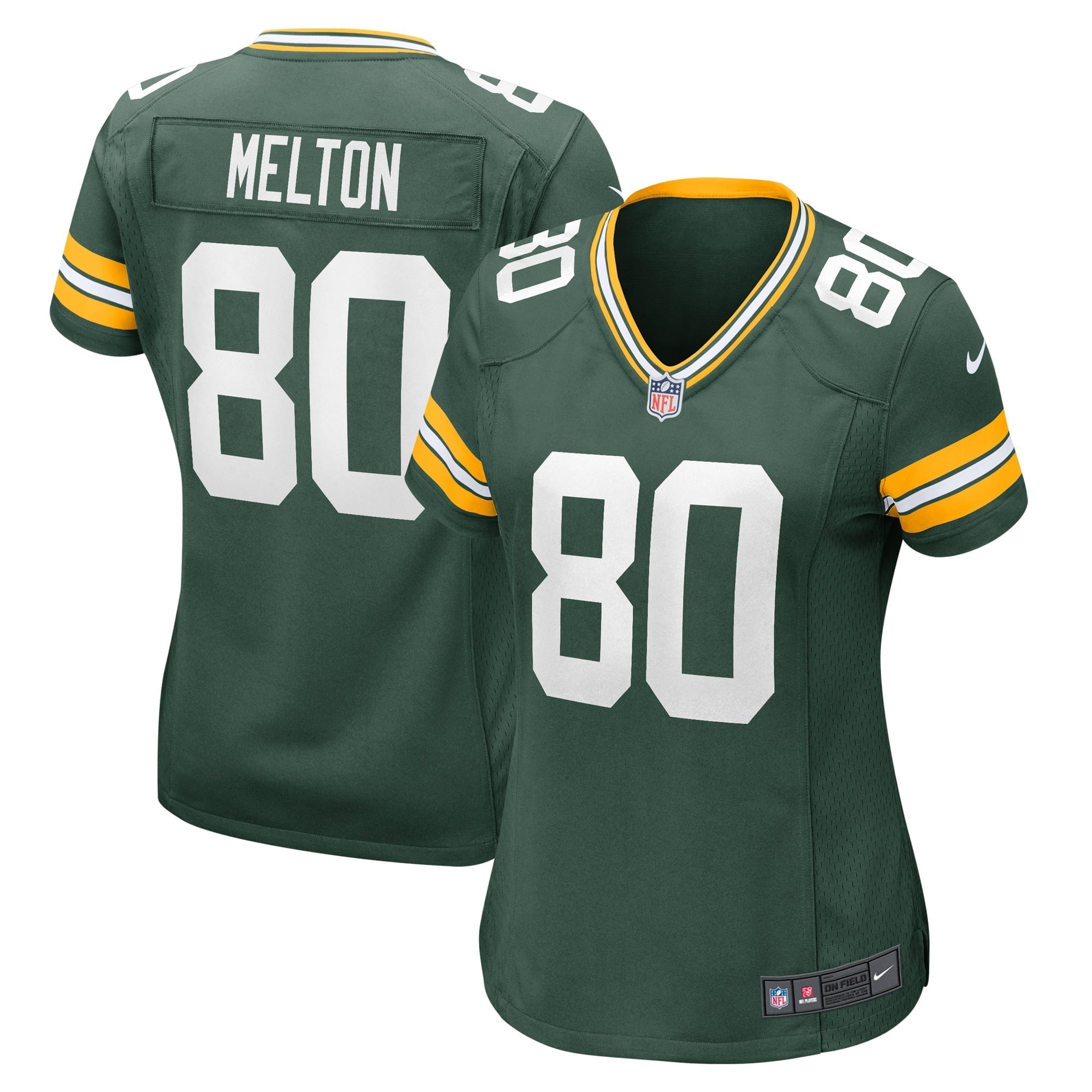 Women s Nike Bo Melton Green Green Bay Packers Home Game Player Jersey