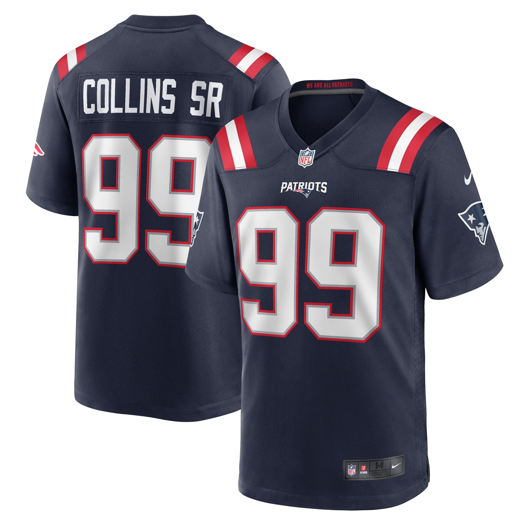 Jamie Collins Sr. New England Patriots Nike Home Game Player Jersey   Navy