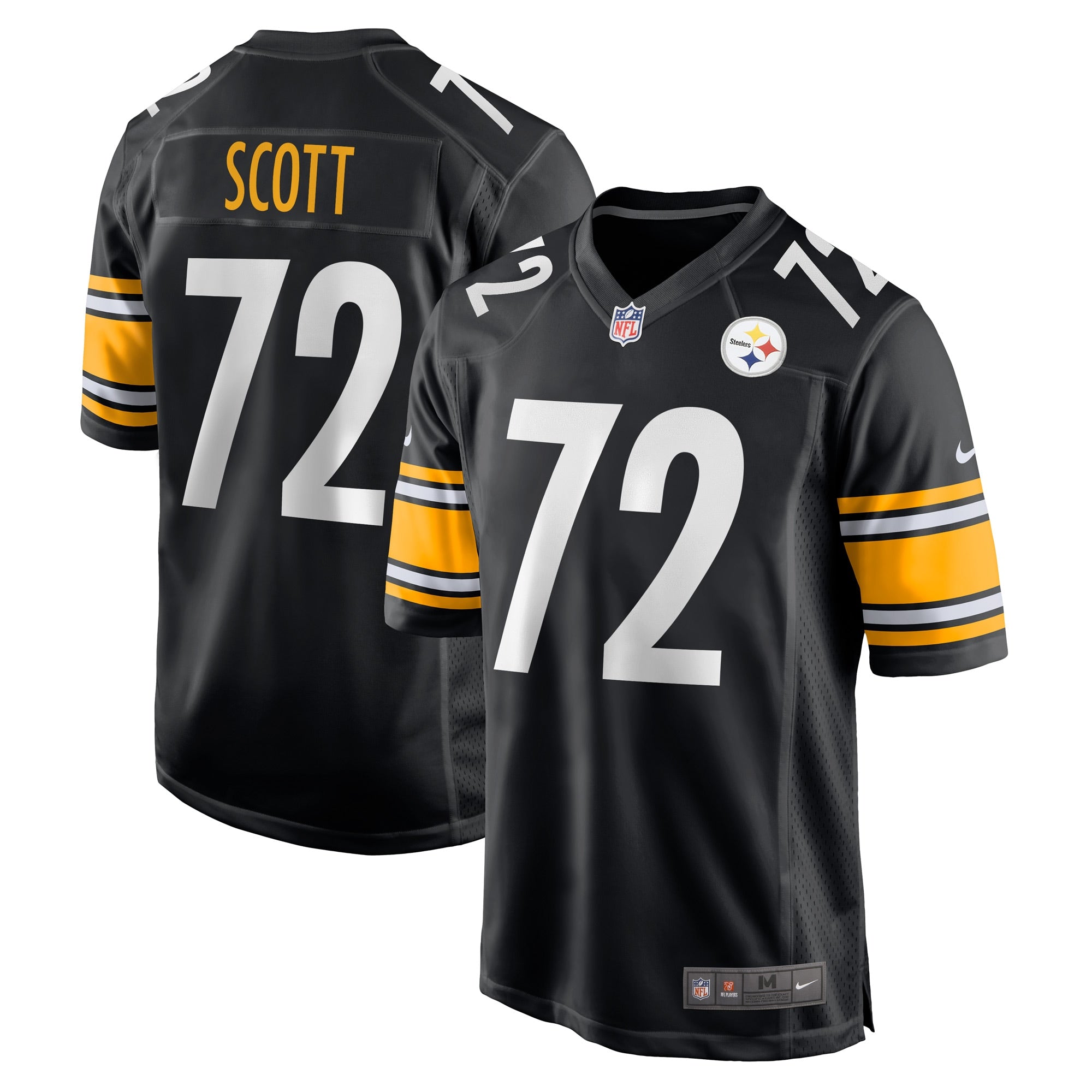 Trent Scott Pittsburgh Steelers Nike Game Player Jersey   Black