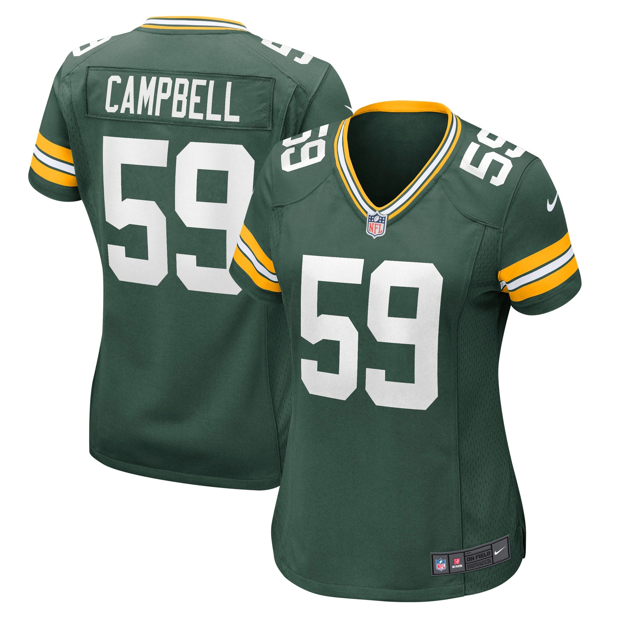 De Vondre Campbell Green Bay Packers Nike Women s Game Jersey   Green