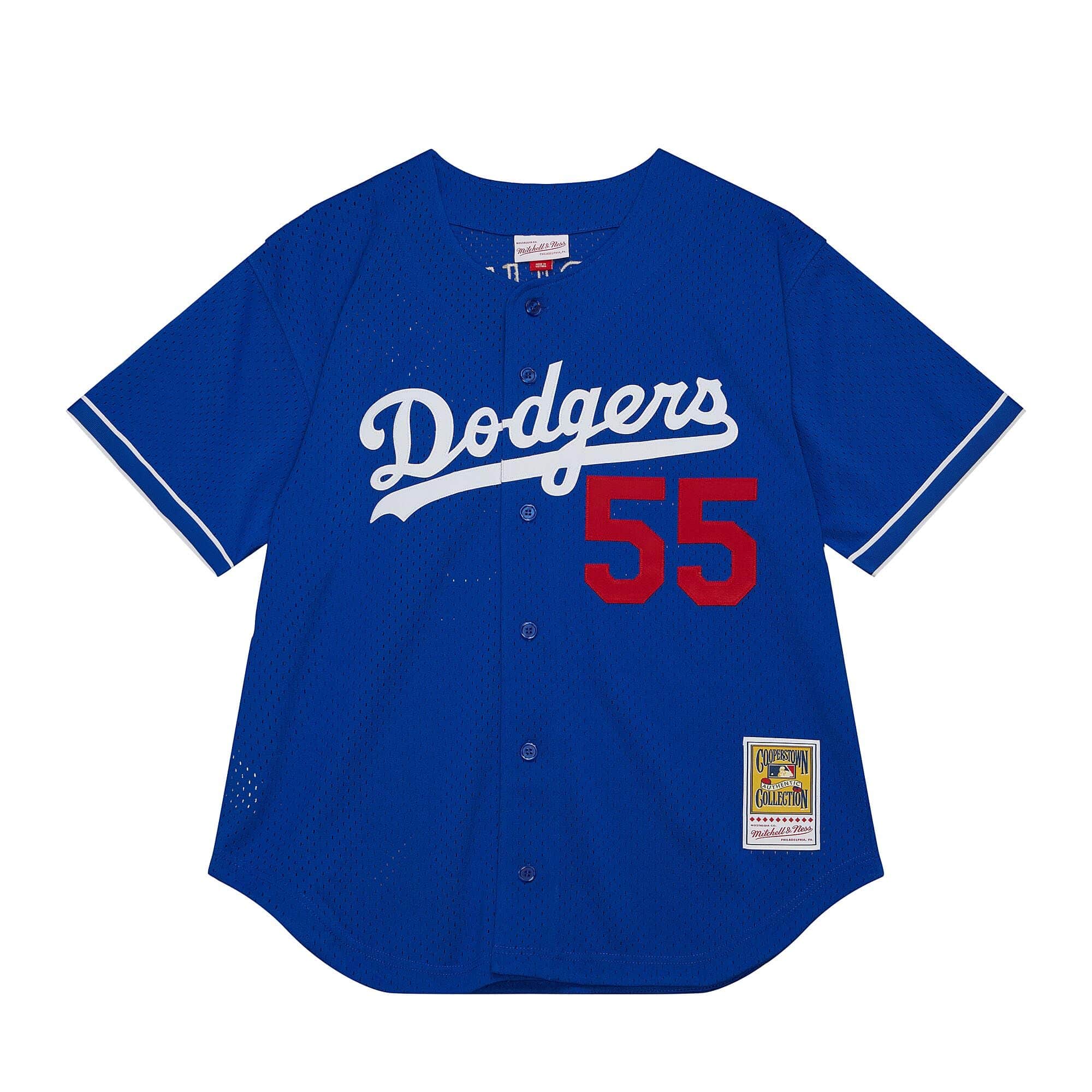 Authentic Orel Hershiser Los Angeles Dodgers 2000 BP Jersey