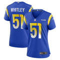 Women s Nike Benton Whitley Royal Los Angeles Rams Game Player Jersey
