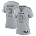 Women s Nike Zach Wilson Gray New York Jets Atmosphere Fashion Game Jersey