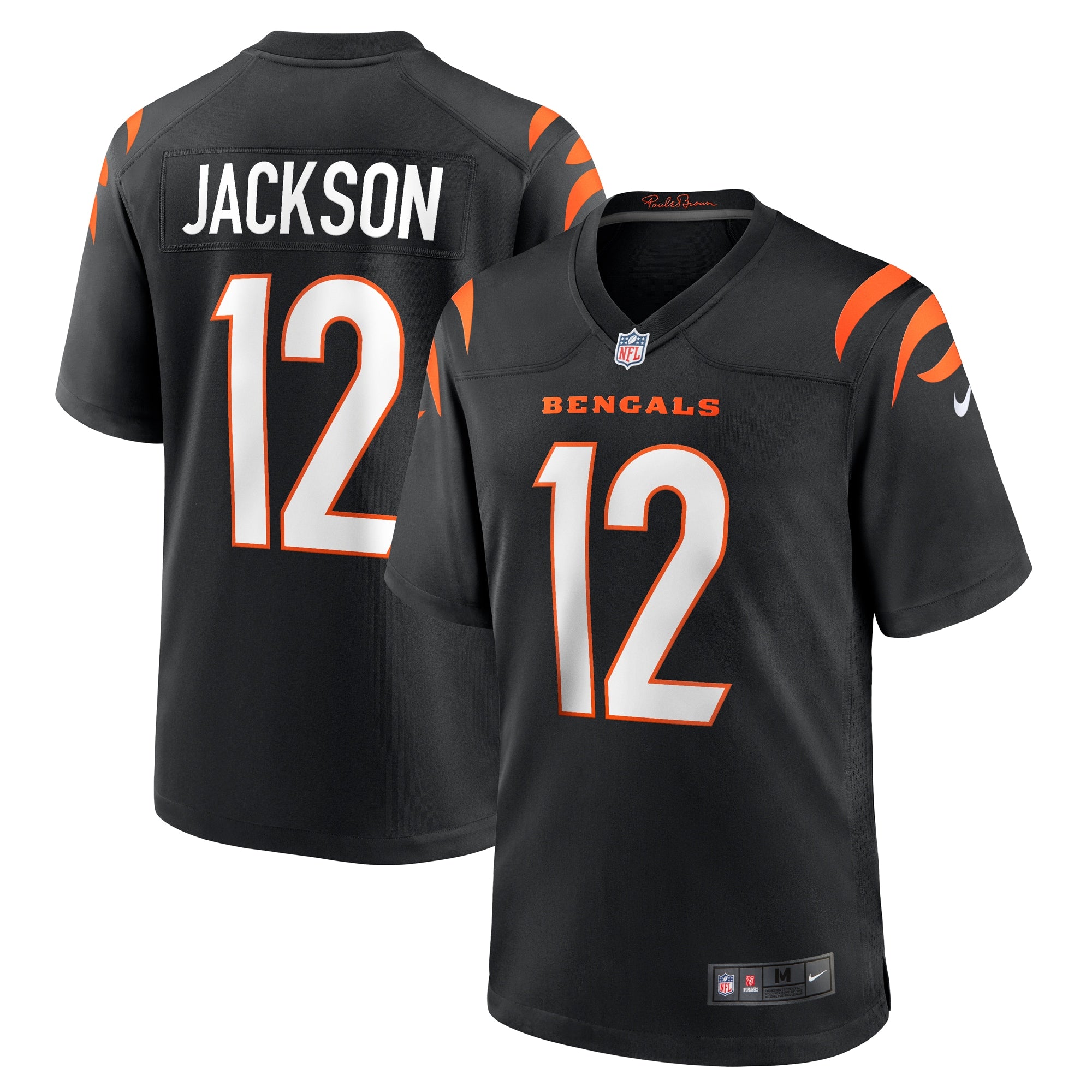 Shedrick Jackson Cincinnati Bengals Nike Team Game Jersey    Black