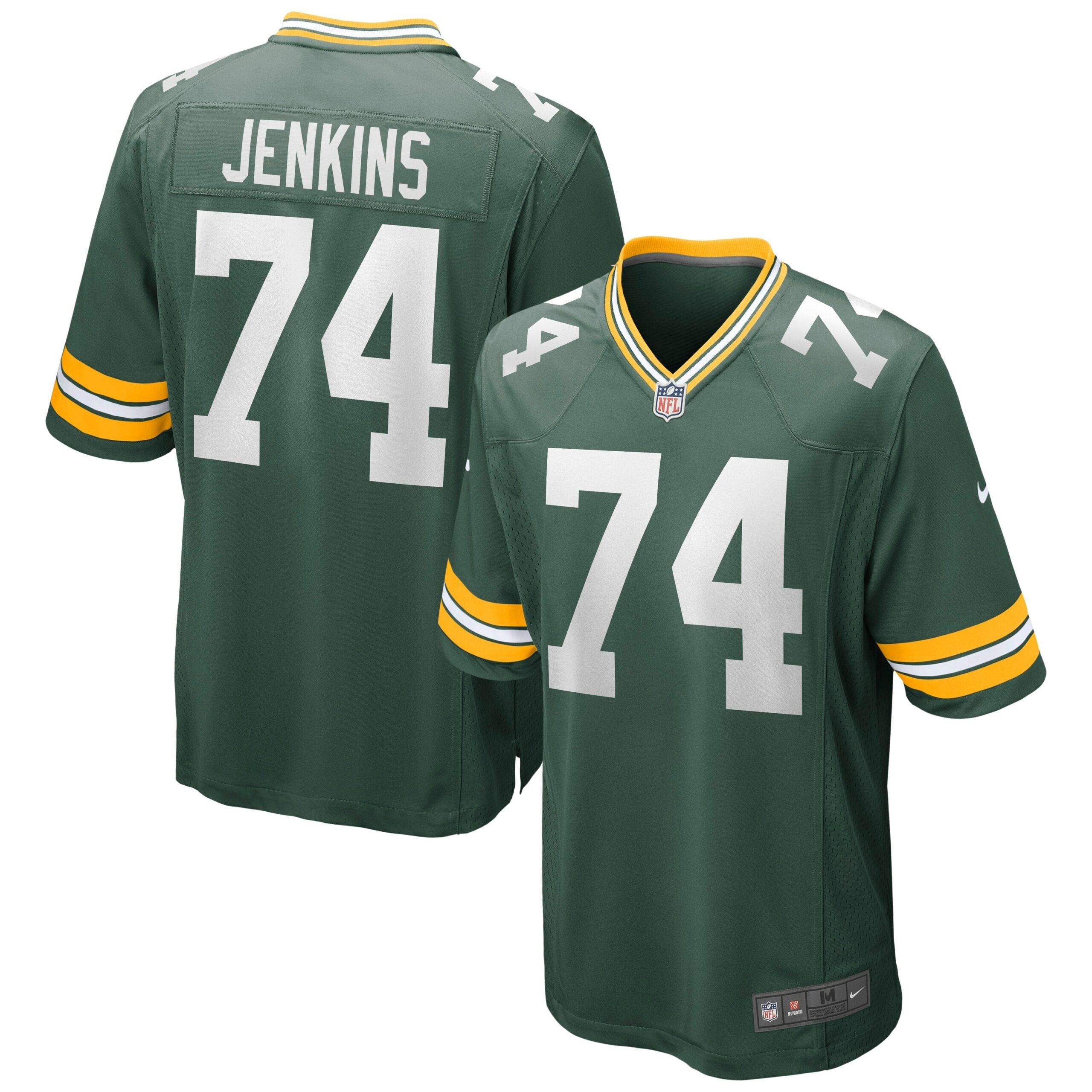 Elgton Jenkins Green Bay Packers Nike Game Jersey   Green