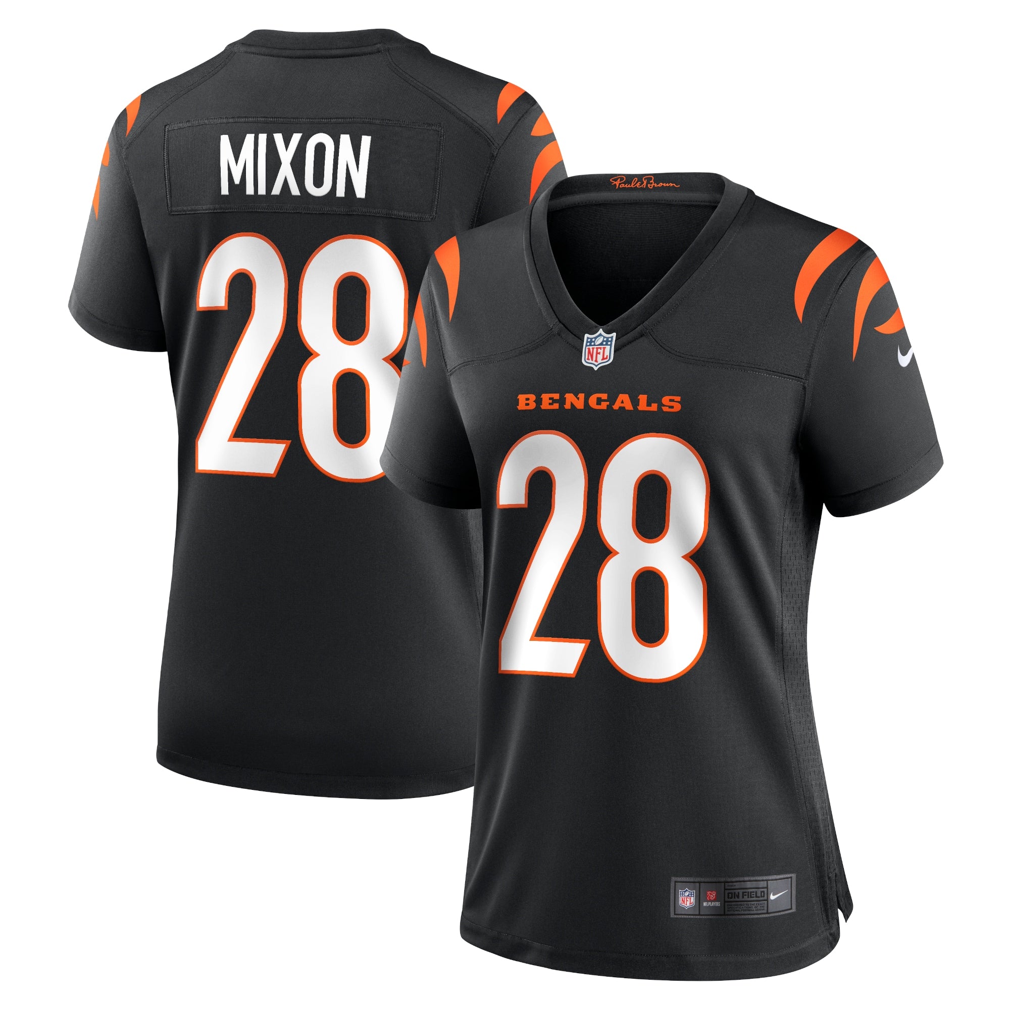 Joe Mixon Cincinnati Bengals Women s Nike Game Jersey   Black