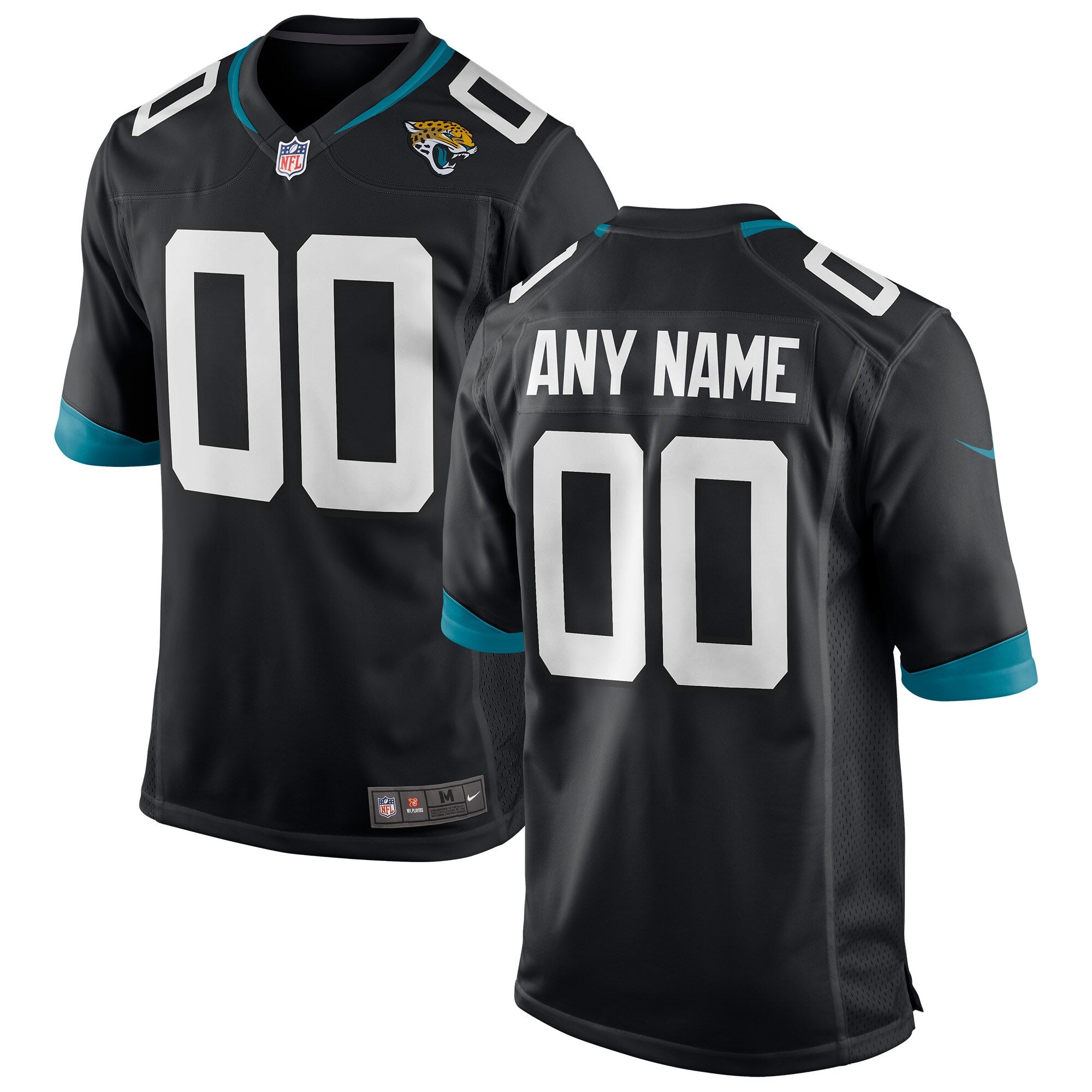 Jacksonville Jaguars Nike Youth Custom Team Color Game Jersey   Black