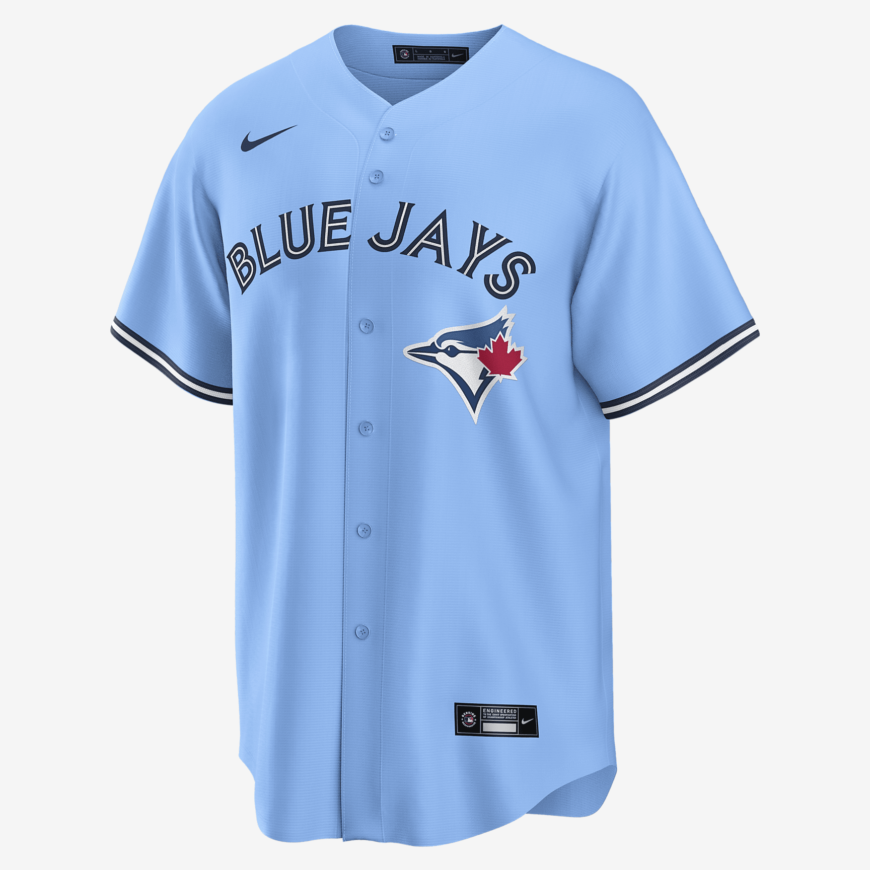 MLB Toronto Blue Jays (Bo Bichette) Men's Replica Baseball Jersey - Powder Blue