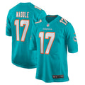 Jaylen Waddle Miami Dolphins Nike Youth Game Jersey   Aqua