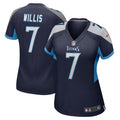 Malik Willis Tennessee Titans Nike Women s Player Game Jersey   Navy