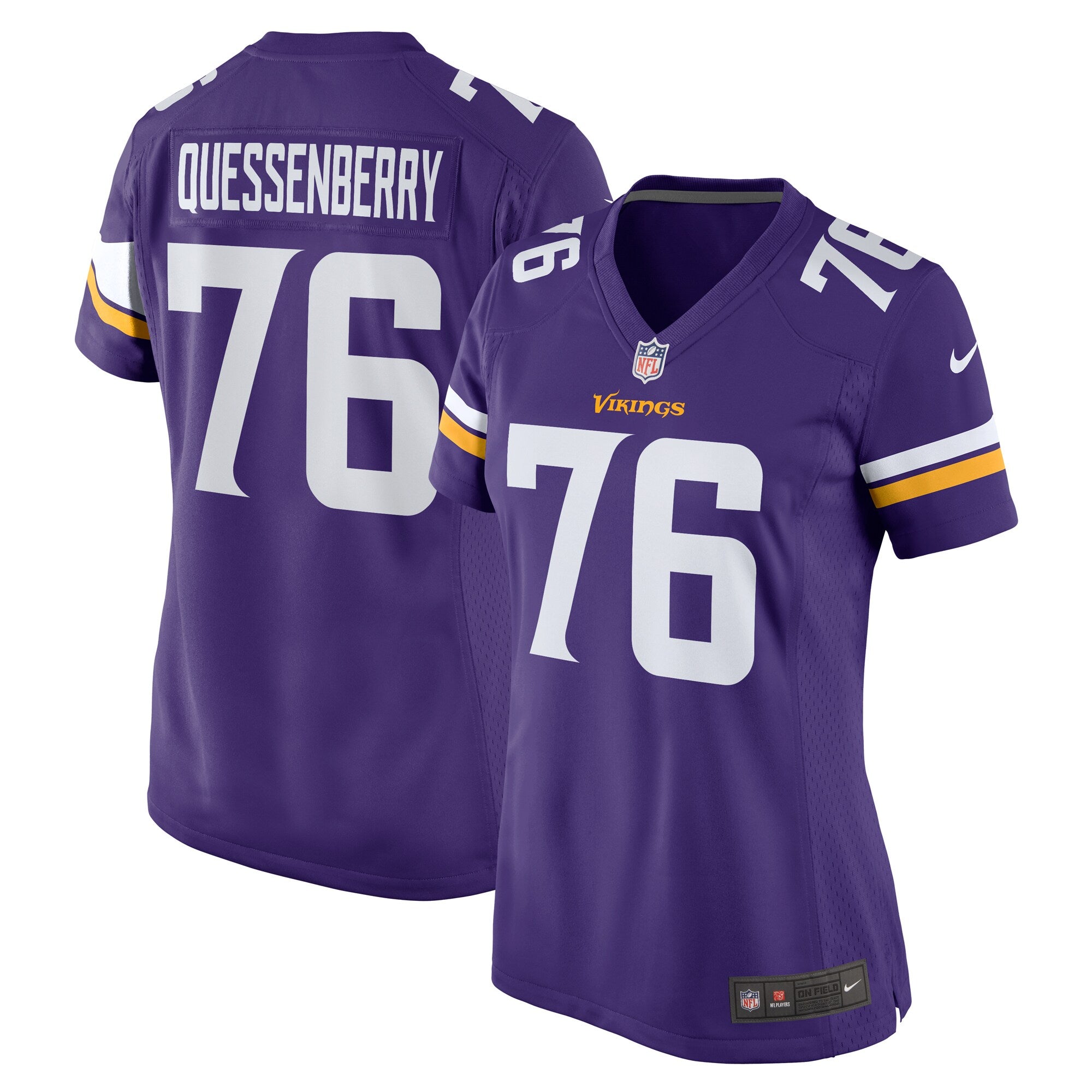 David Quessenberry Minnesota Vikings Nike Women s Team Game Jersey    Purple