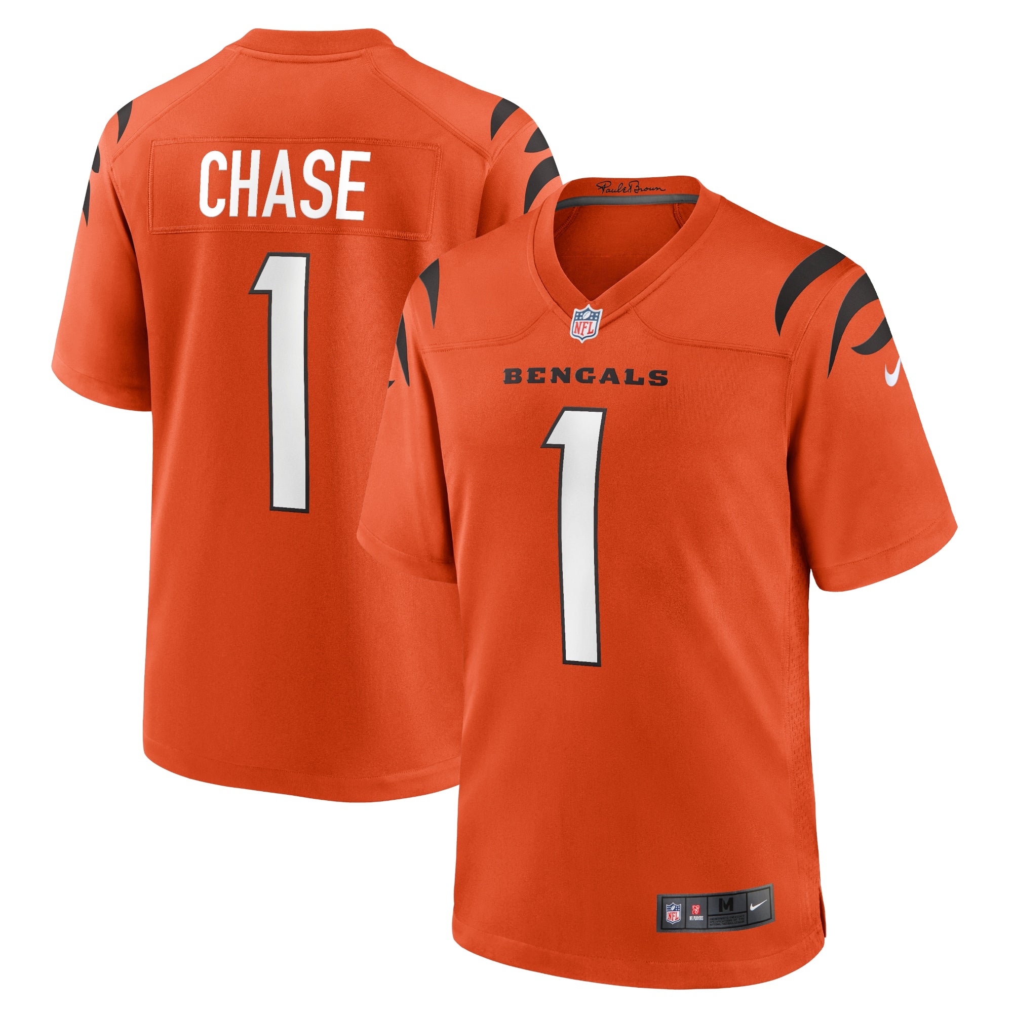 Ja Marr Chase Cincinnati Bengals Nike Alternate Game Jersey   Orange