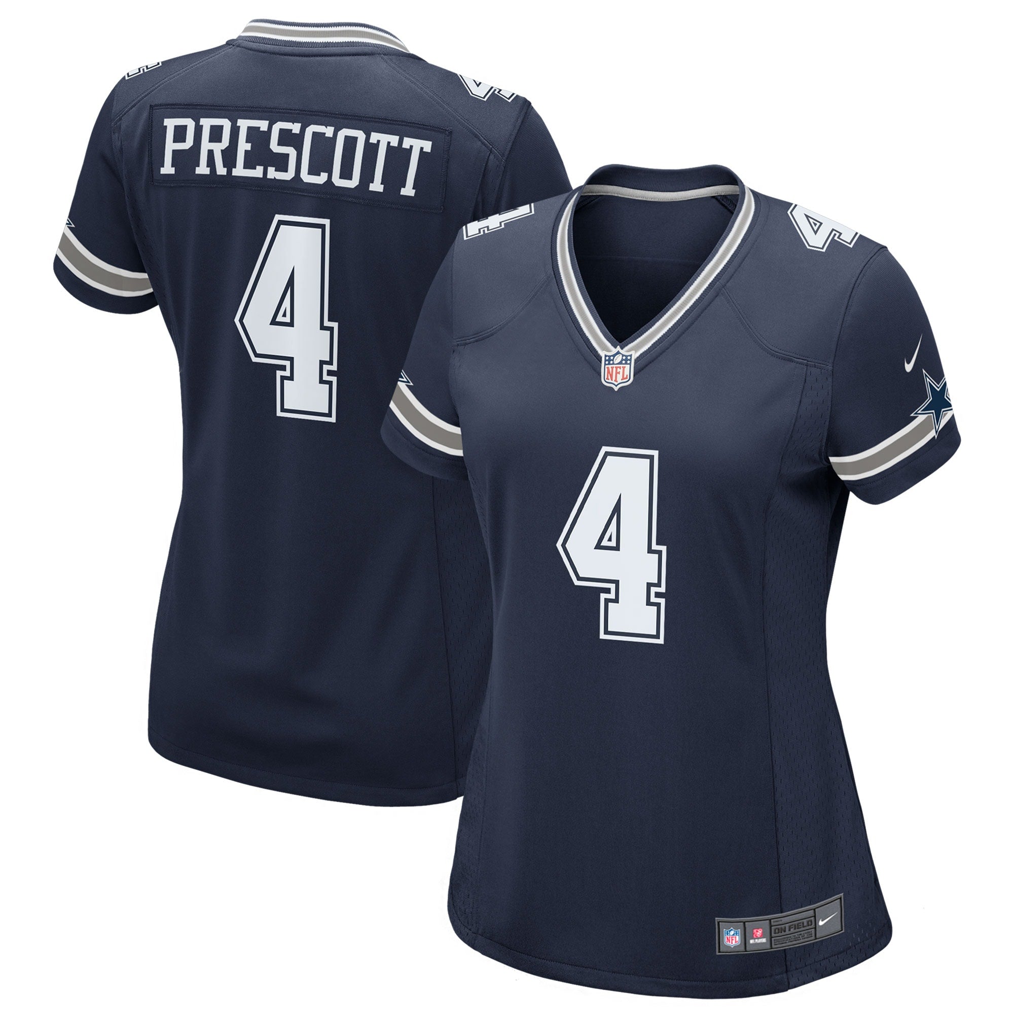 Dak Prescott Dallas Cowboys Nike Women s Game Team Jersey   Navy