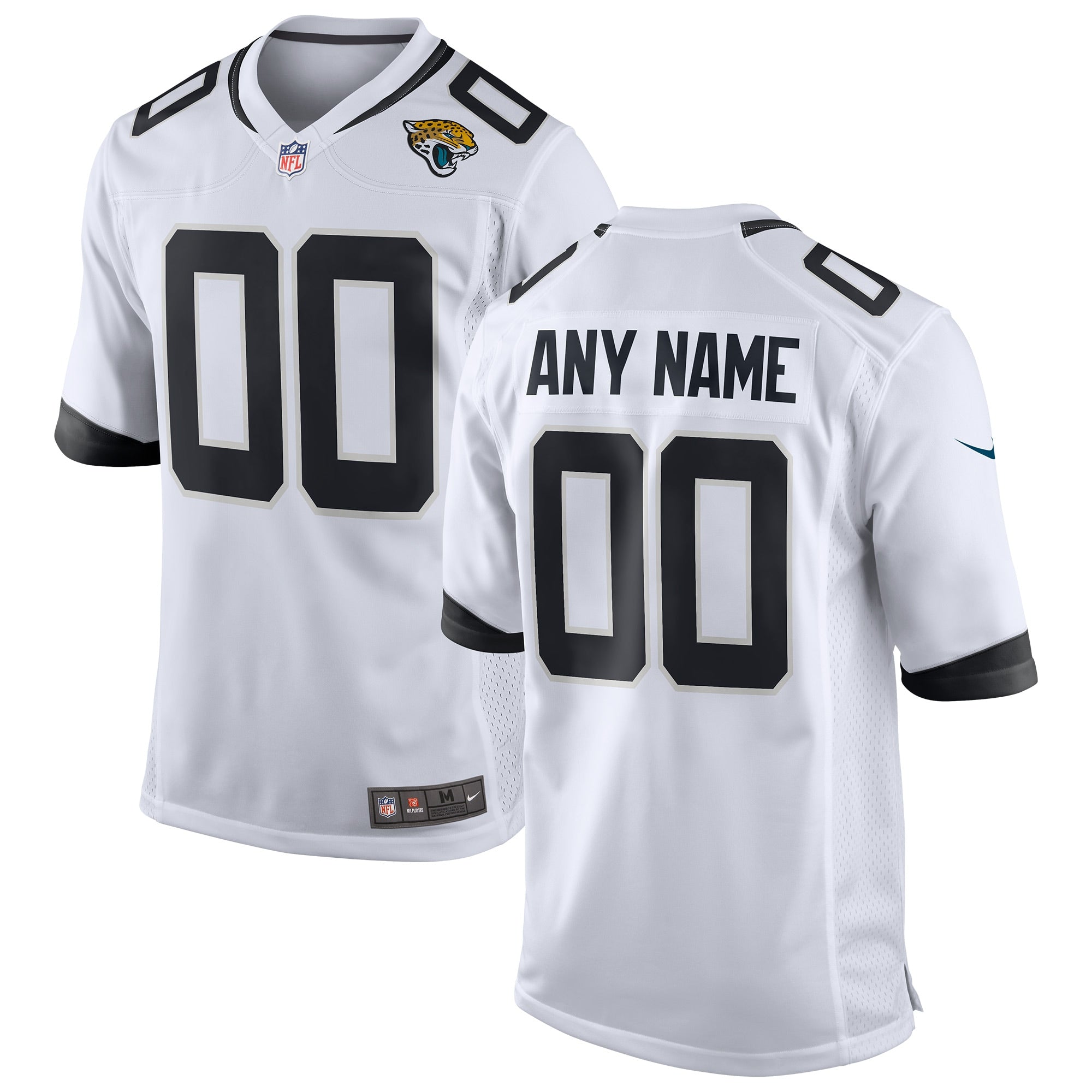 Jacksonville Jaguars Nike Youth Custom Game Jersey   White
