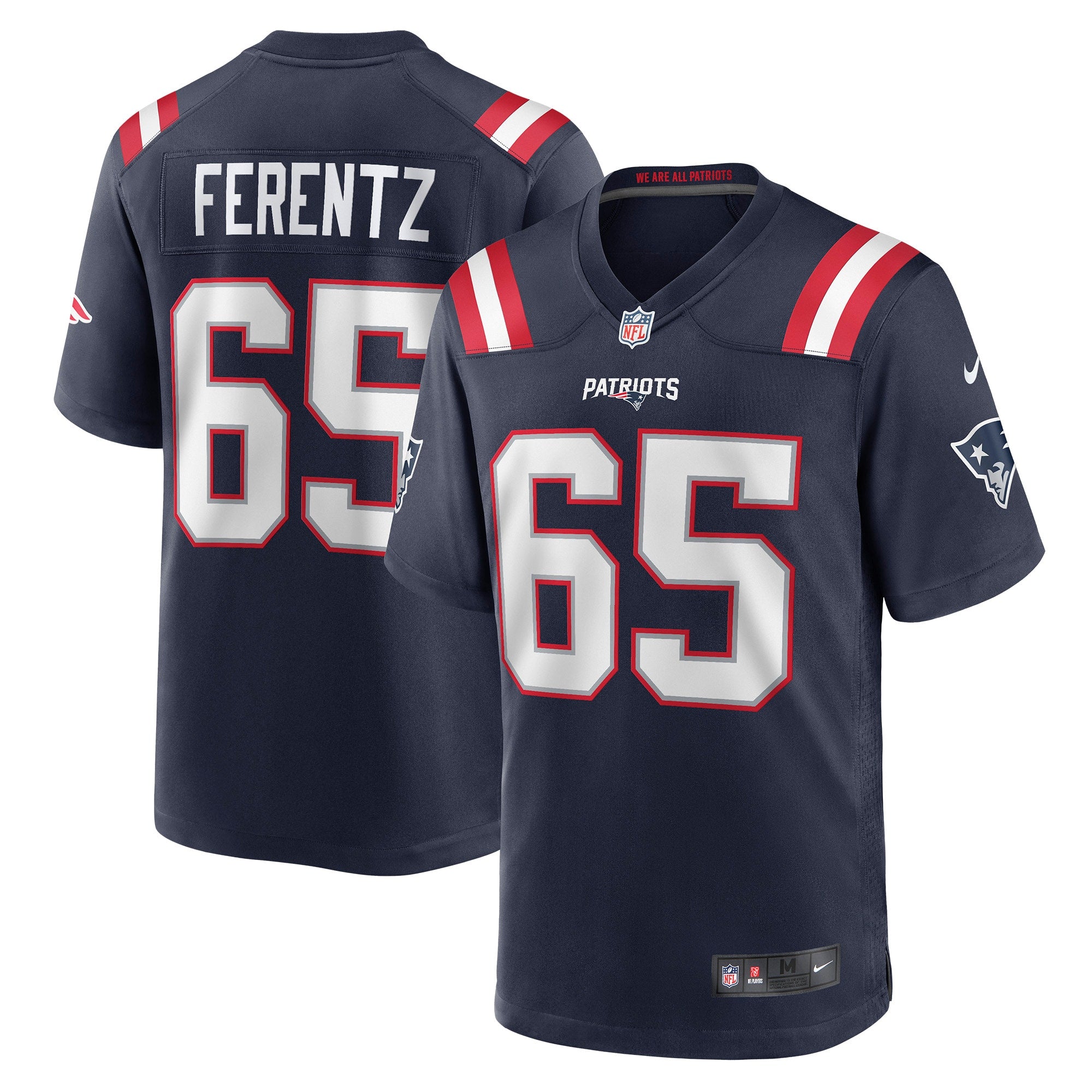 James Ferentz New England Patriots Nike Game Jersey   Navy