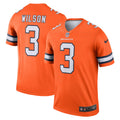 Men s Nike  Russell Wilson  Orange Denver Broncos Alternate Legend Jersey
