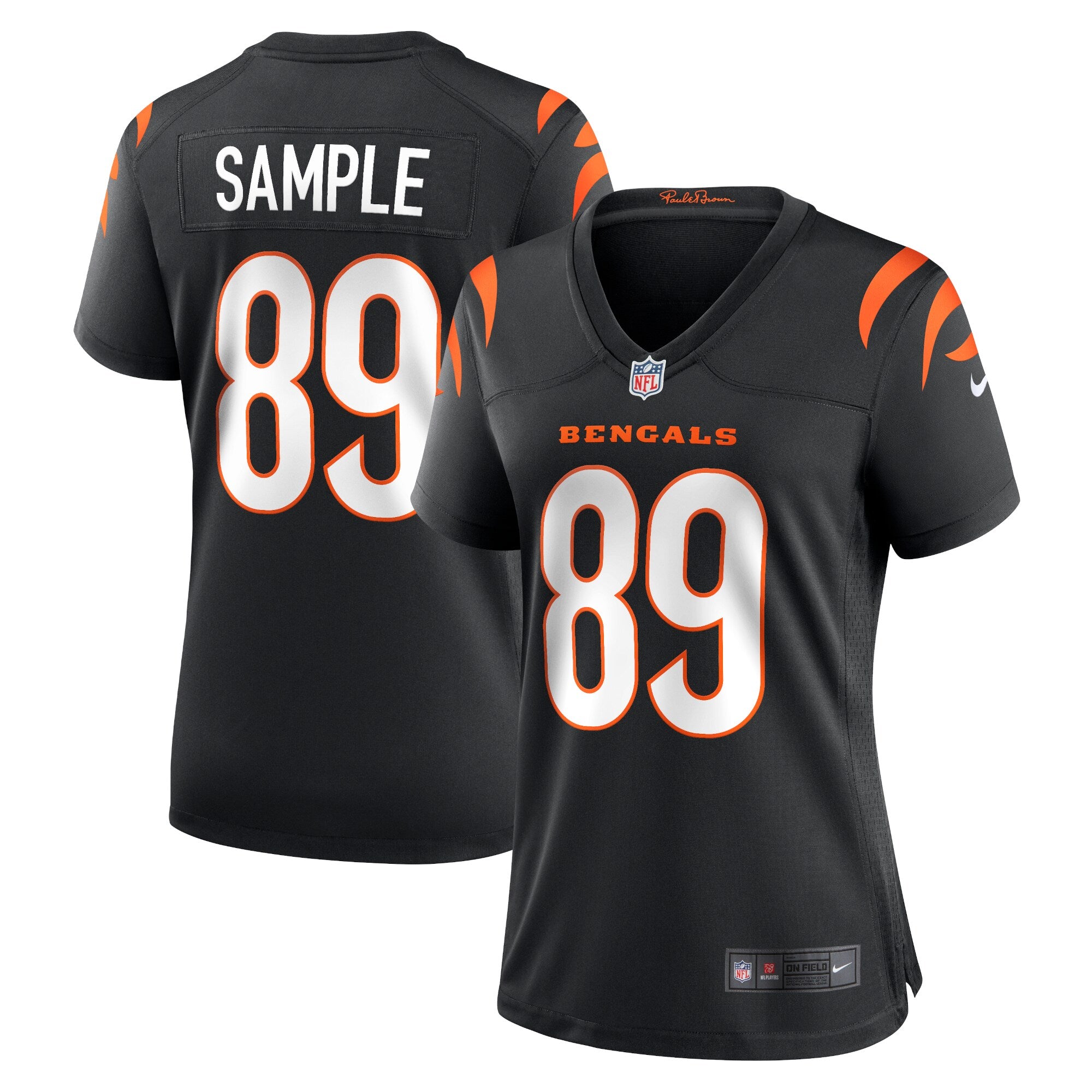 Drew Sample Cincinnati Bengals Women s Nike Game Jersey   Black