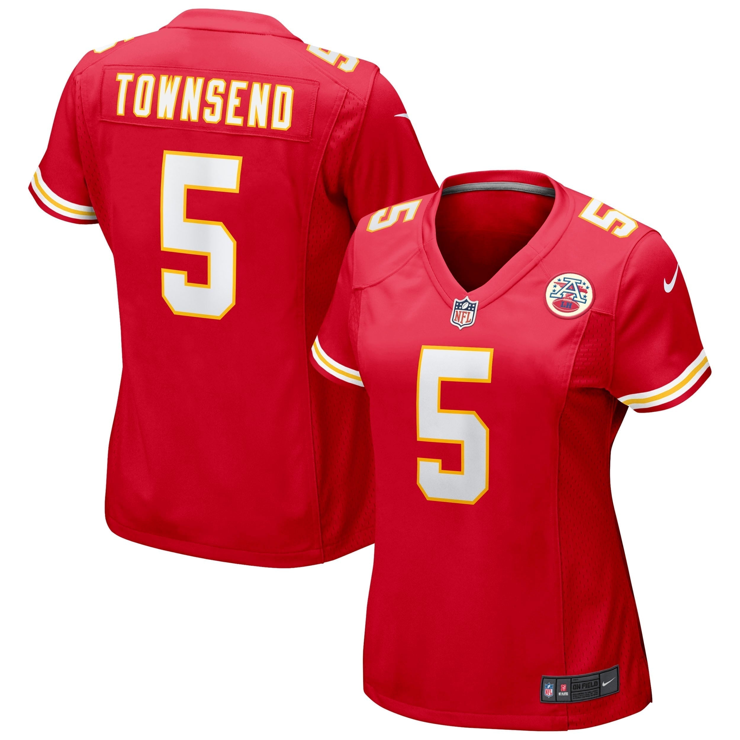 Women s Nike Tommy Townsend Red Kansas City Chiefs Game Jersey
