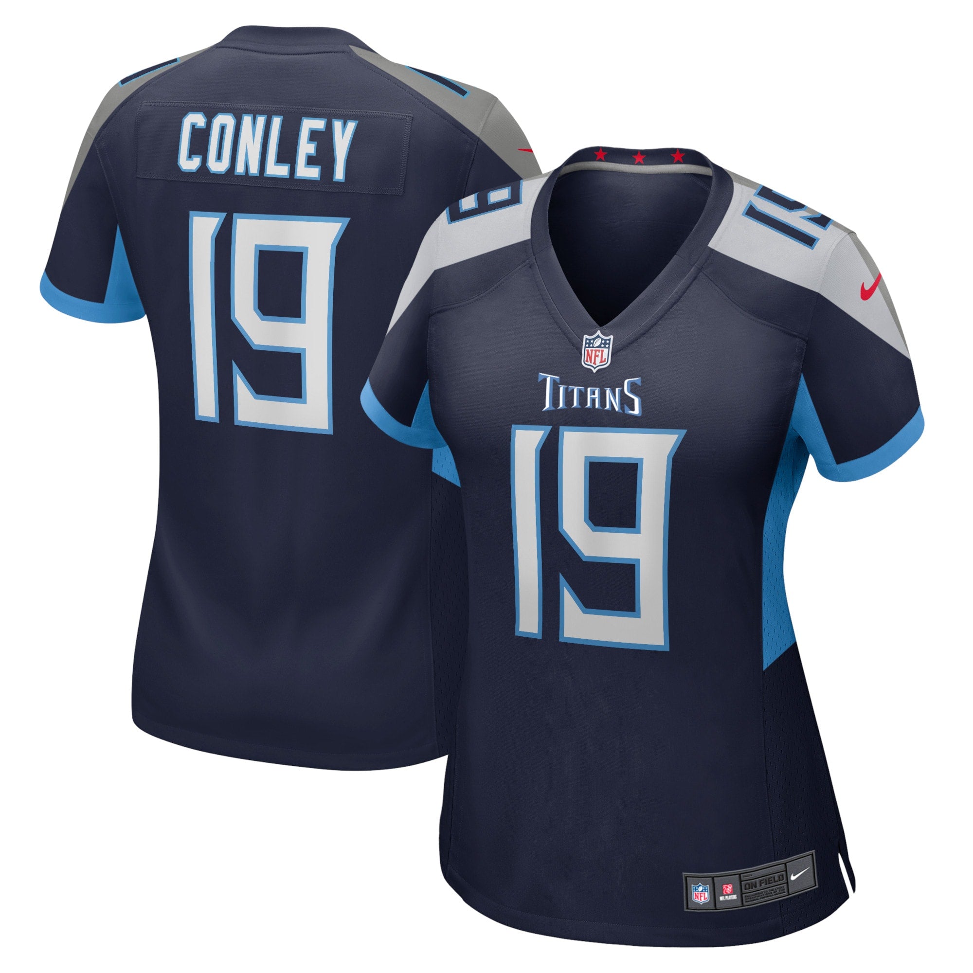 Chris Conley Tennessee Titans Nike Women s Home Game Player Jersey   Navy