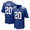 Men s Nike Julian Love Royal New York Giants Game Jersey